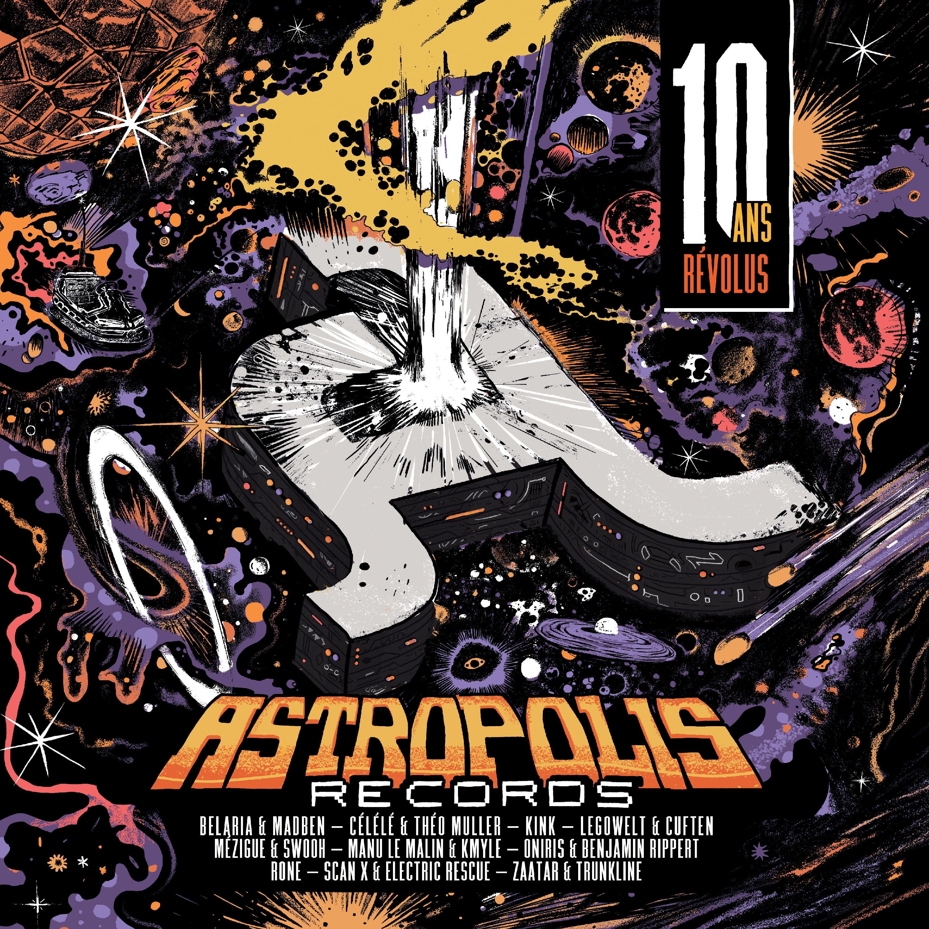 Various Artists - Astropolis Records 10Ans Revolus (Album) – Miniwax