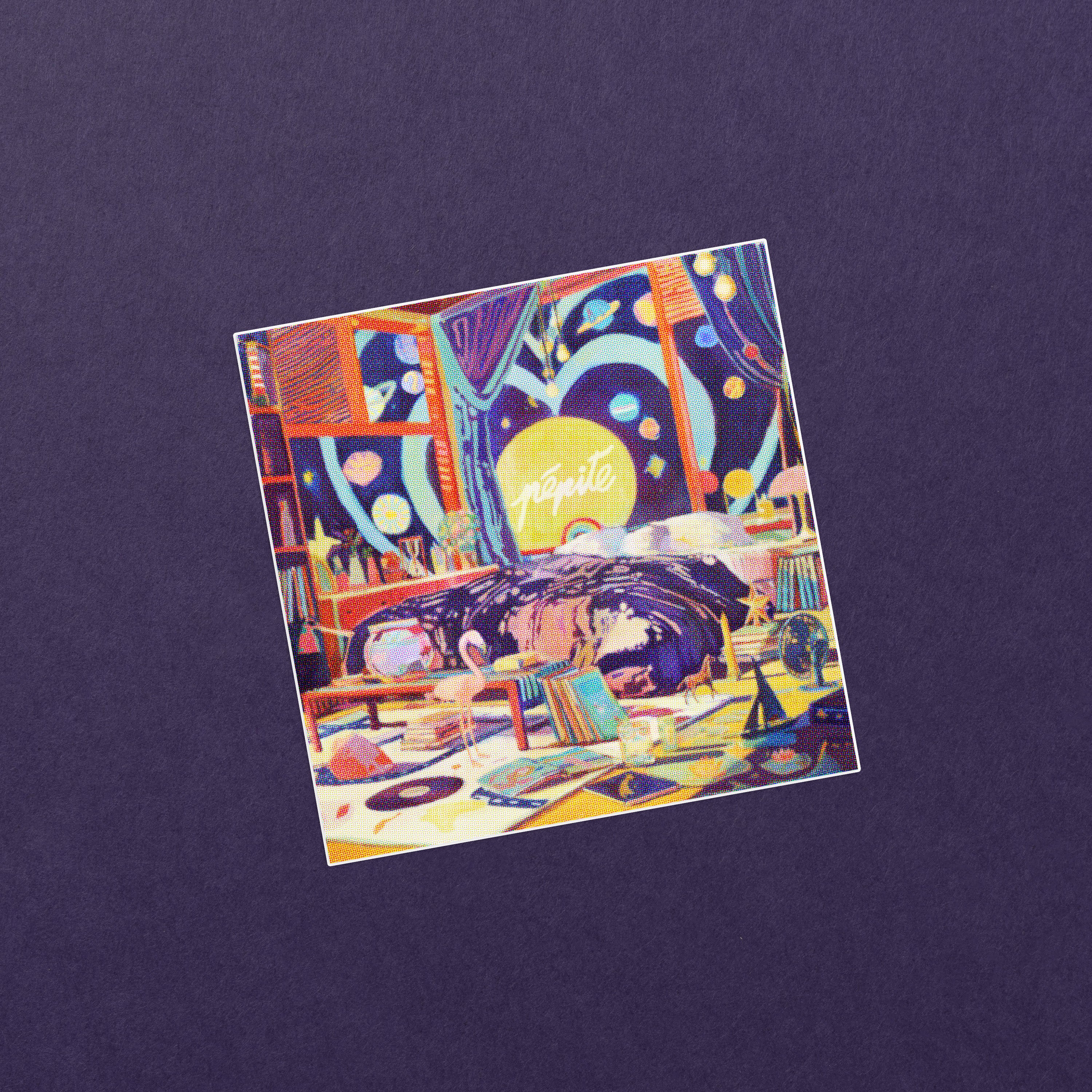 Pack Vinyle Dédicacé "Les années lumière" + Risographie + Sticker