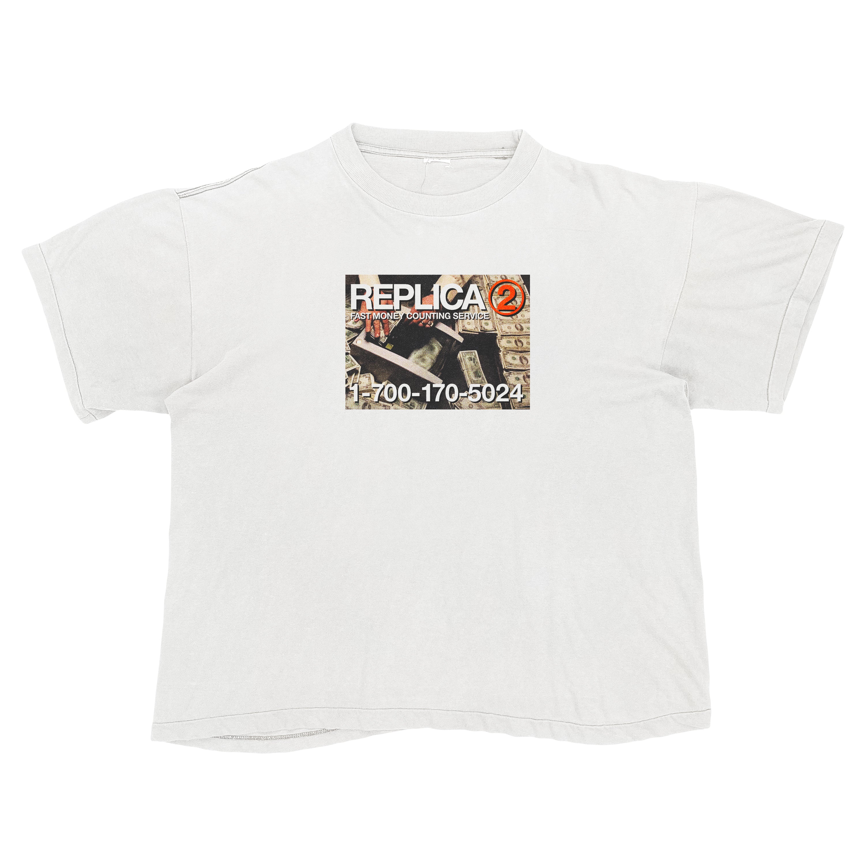 REPLICA 2 - T-SHIRT BLANC
