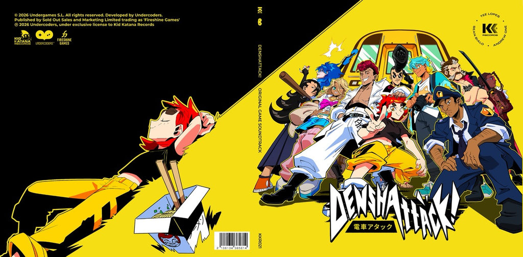 Denshattack! - Original Game Soundtrack - Blue Transparent Vinyl