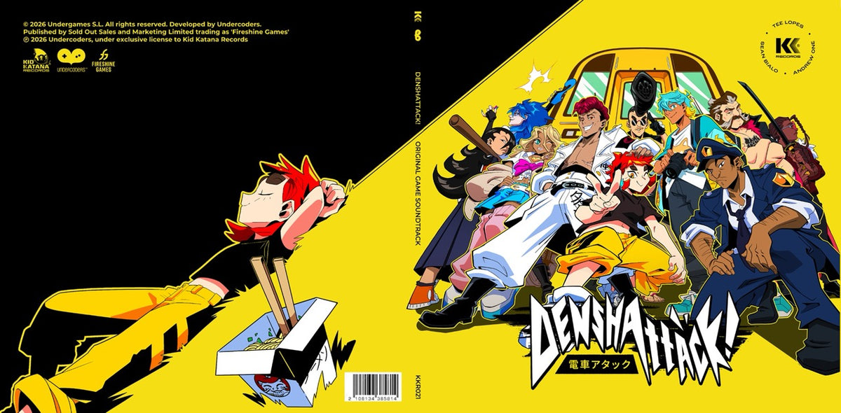 Denshattack! - Original Game Soundtrack - Blue Transparent Vinyl