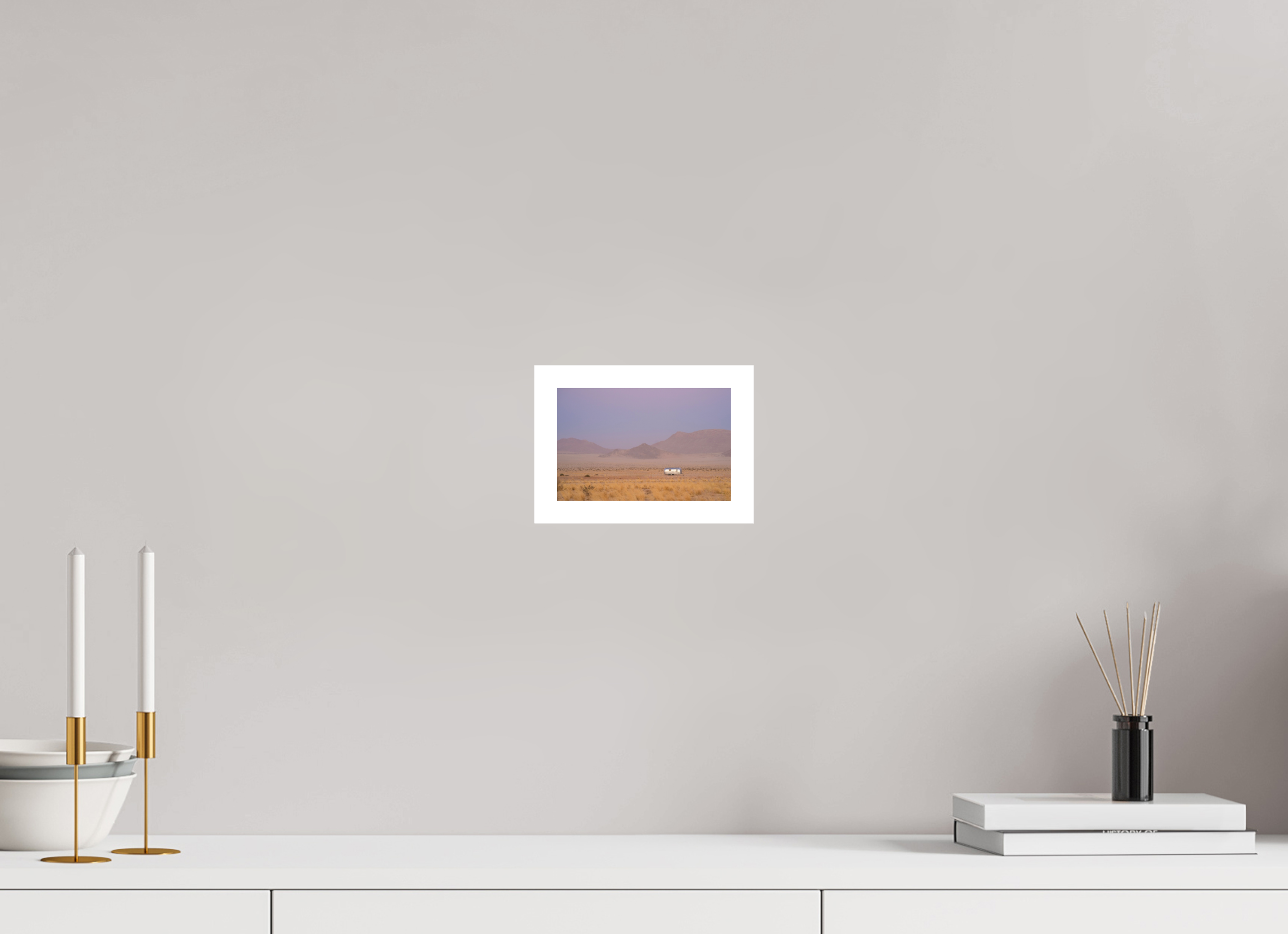 15,4 x 10 cm, Intuitive Impression Fine Art Thylacine Photo caravane