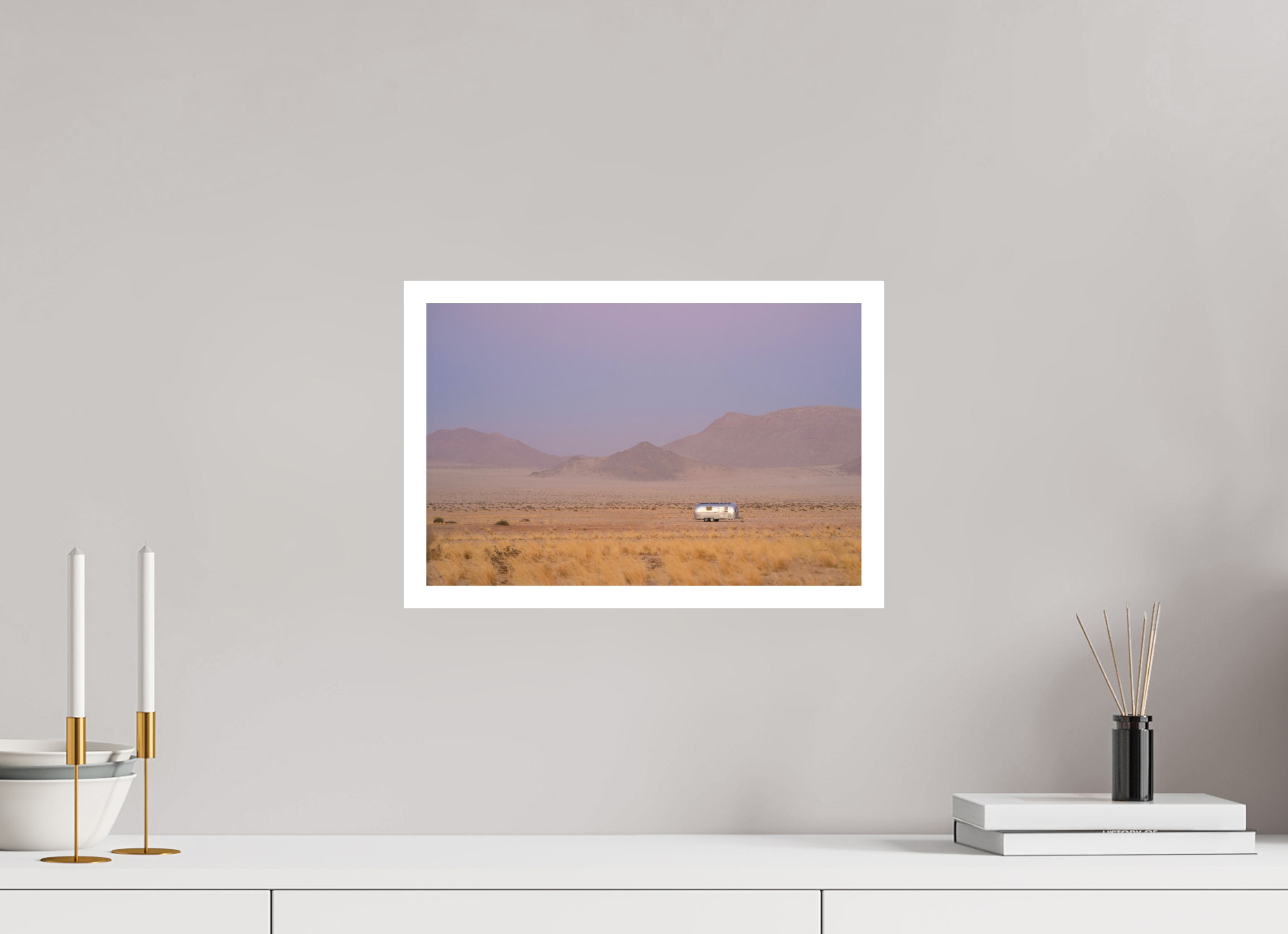 38,5 x 25 cm, Intuitive Impression Fine Art Thylacine Photo caravane