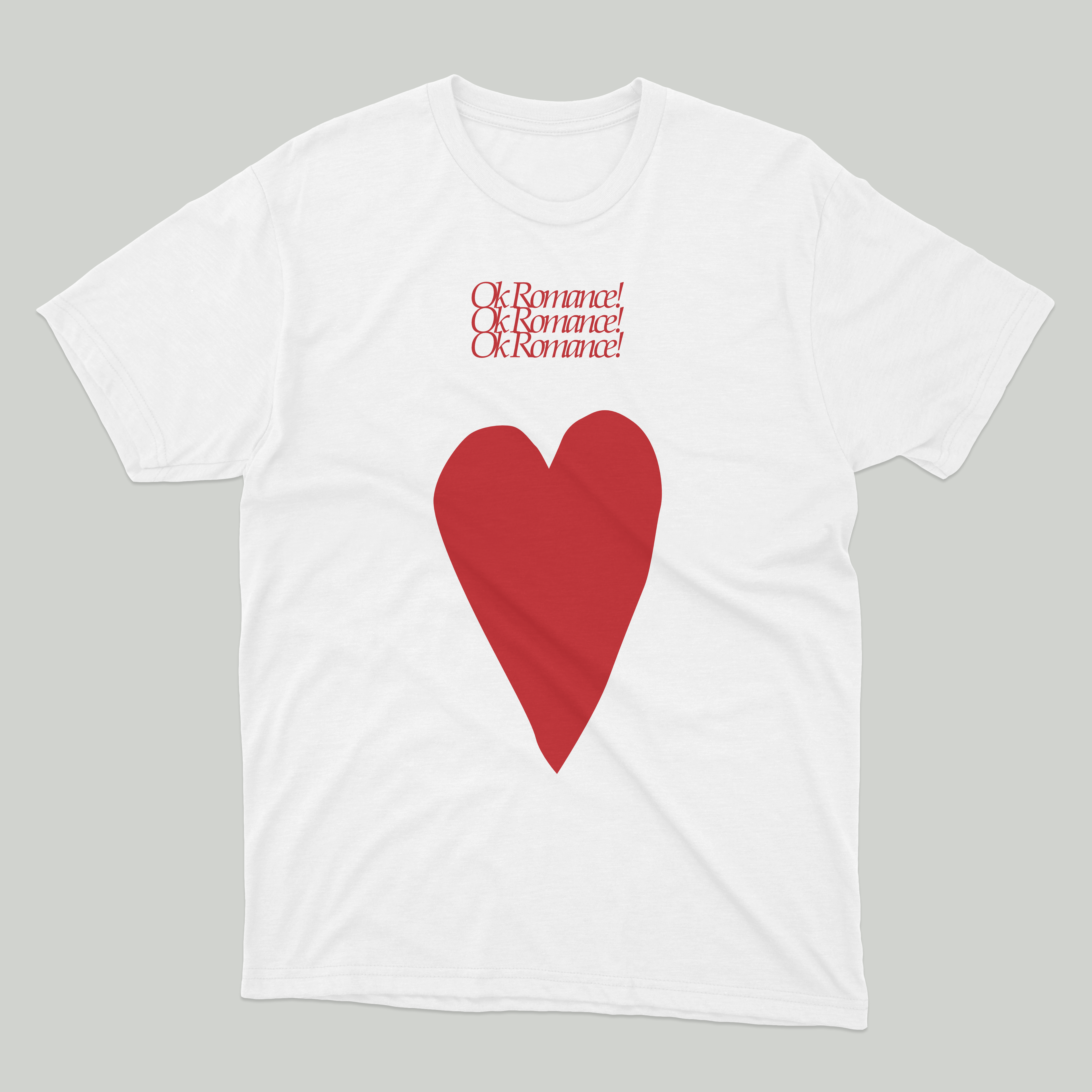 T-SHIRT OK ROMANCE! WHITE