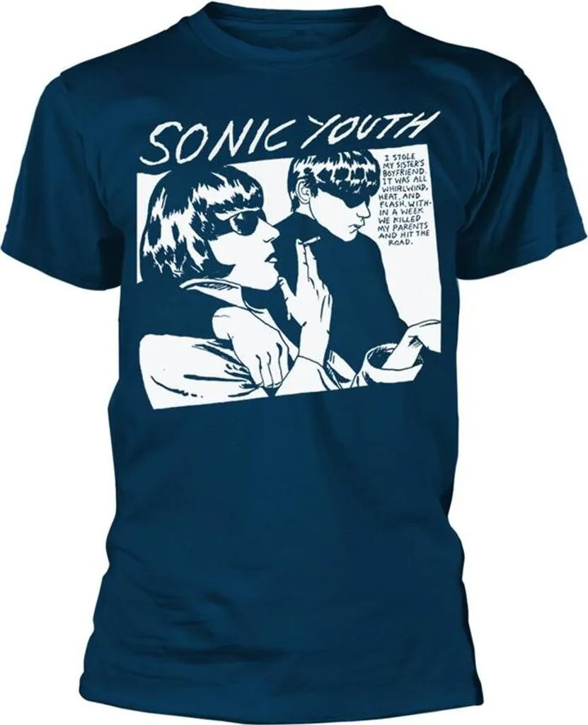 Sonic Youth - Goo Album - Navy - T-Shirt