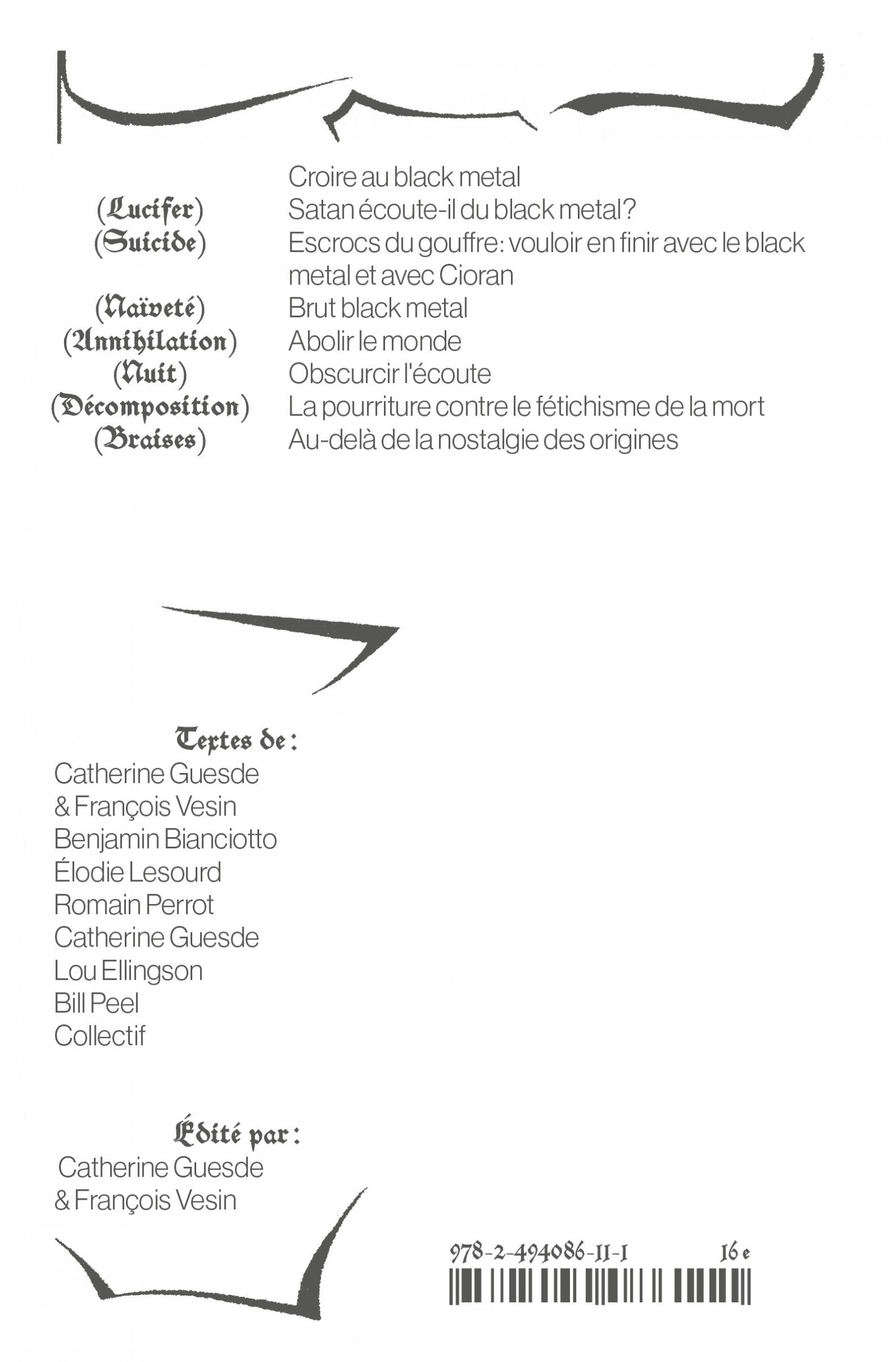 Audimat - Croire au black metal - BOOK
