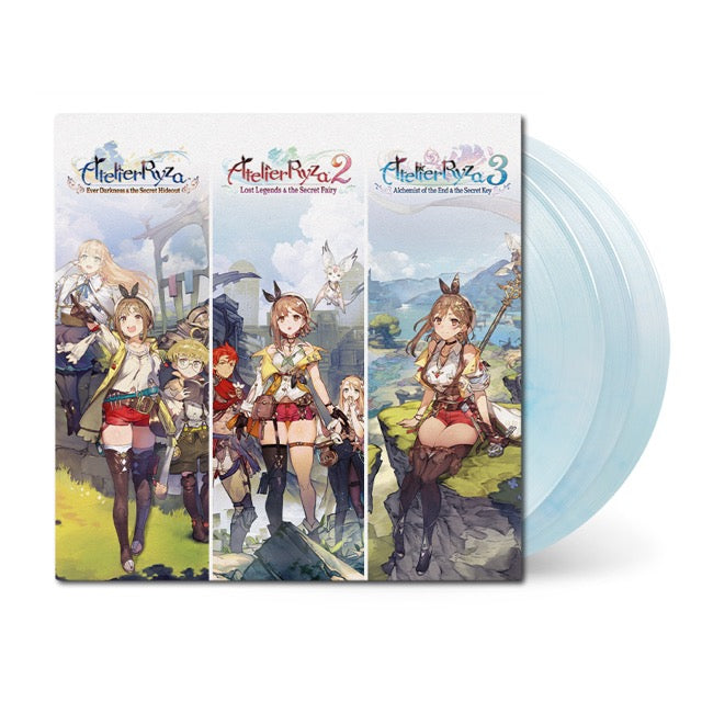 Atelier Ryza Trilogy/Clear With Sky Blue Marbles Vinyl