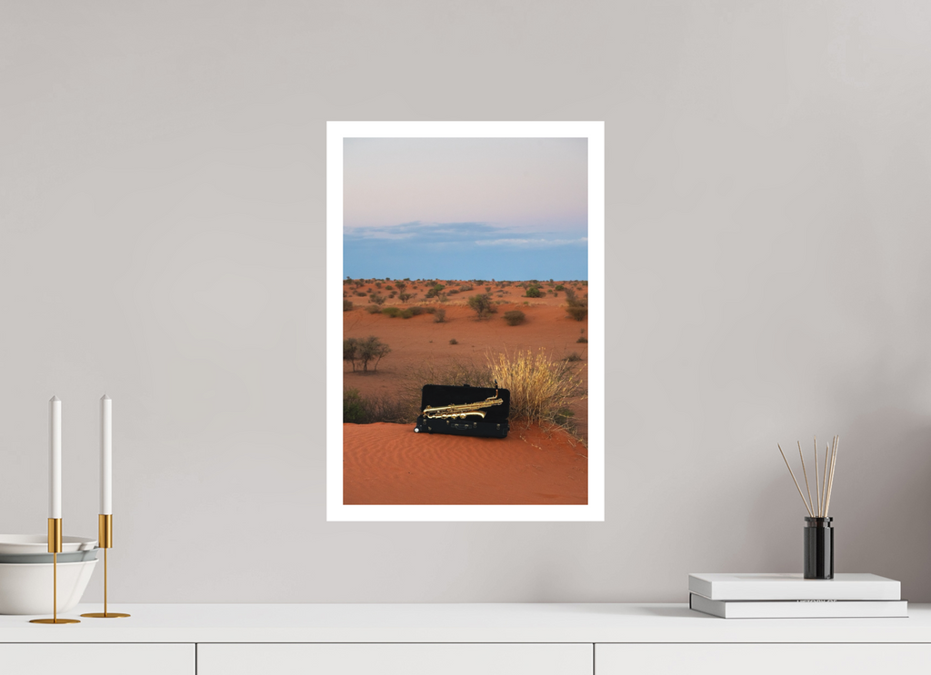 30 x 45 cm, Intuitive Impression Fine Art Thylacine Photo Saxophone