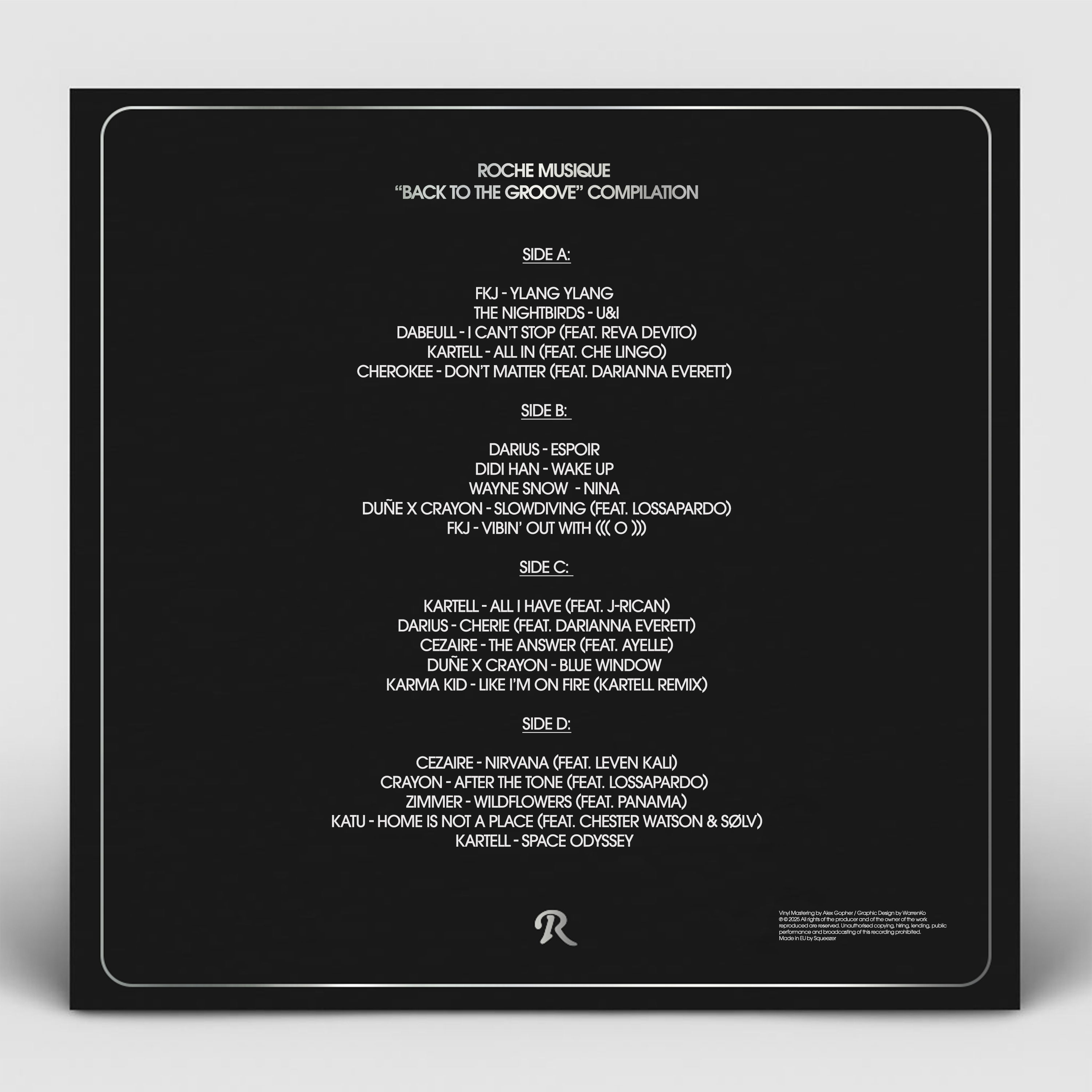 Back to the groove - Compilation