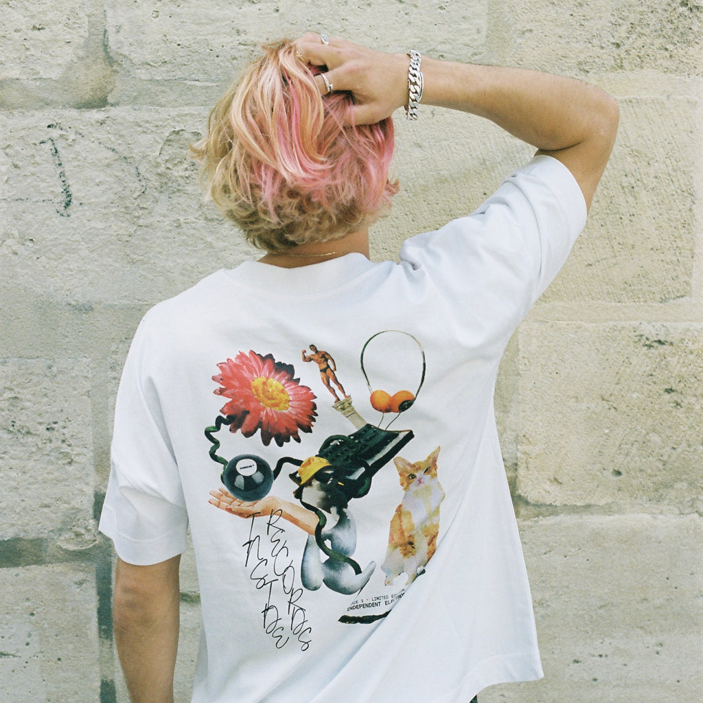 Inside Records - T-Shirt Blanc