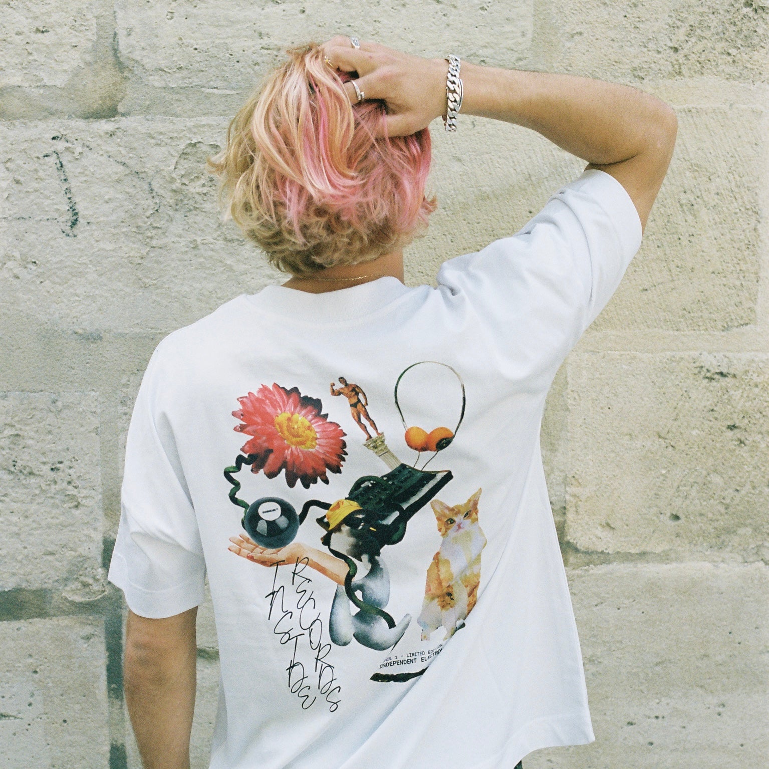 Inside Records - T-Shirt Blanc