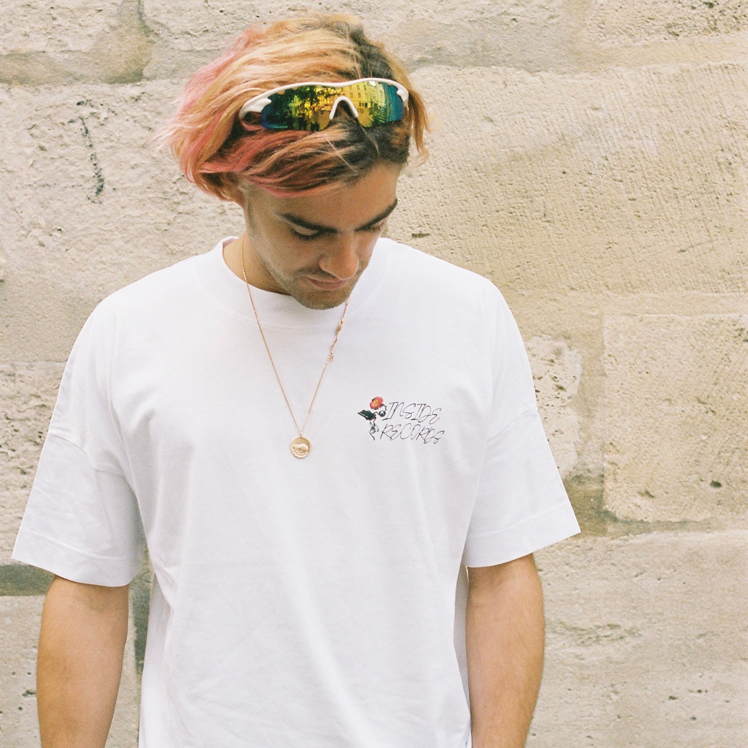 Inside Records - T-Shirt Blanc