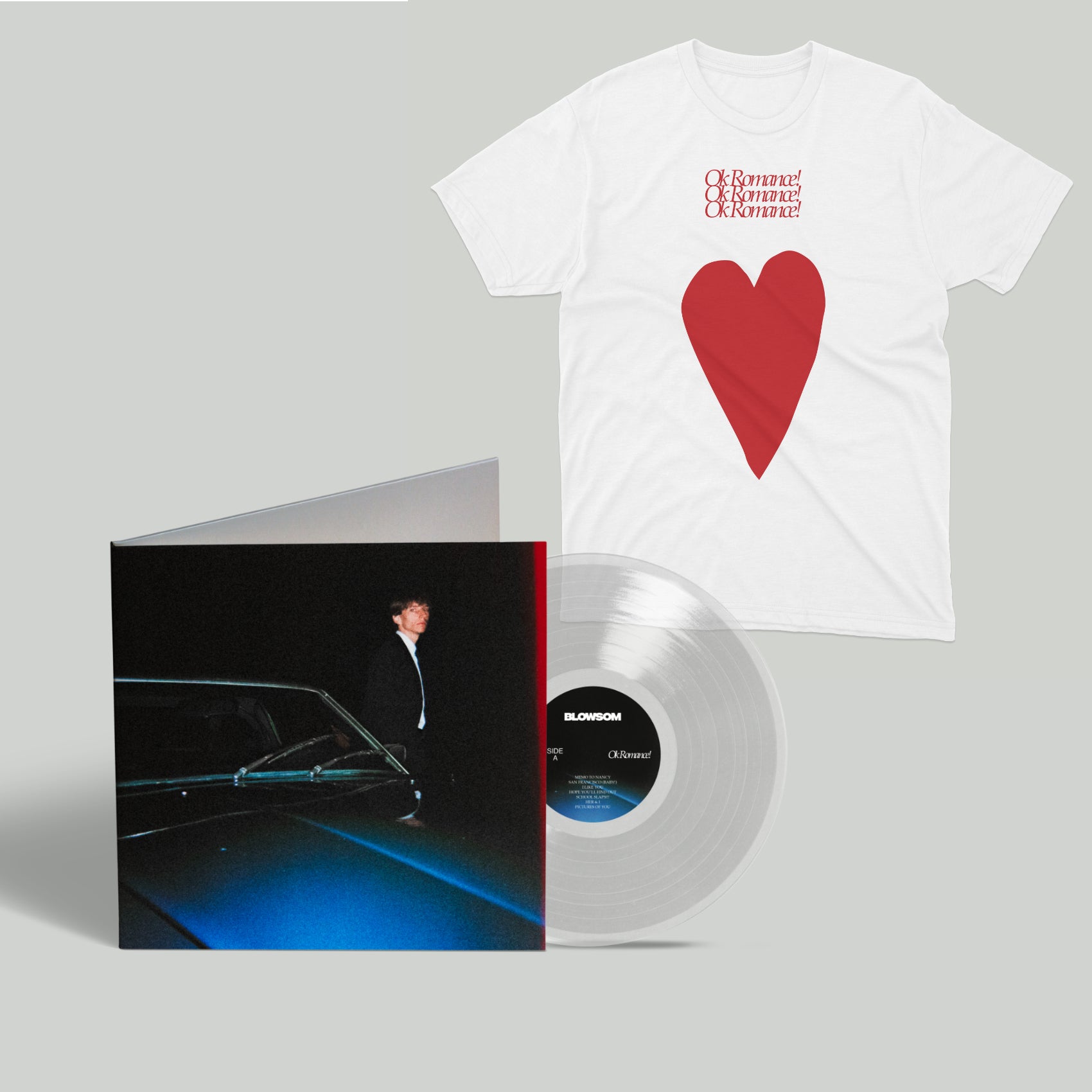 PACK OK ROMANCE! - VINYLE DÉDICACÉ + T-SHIRT