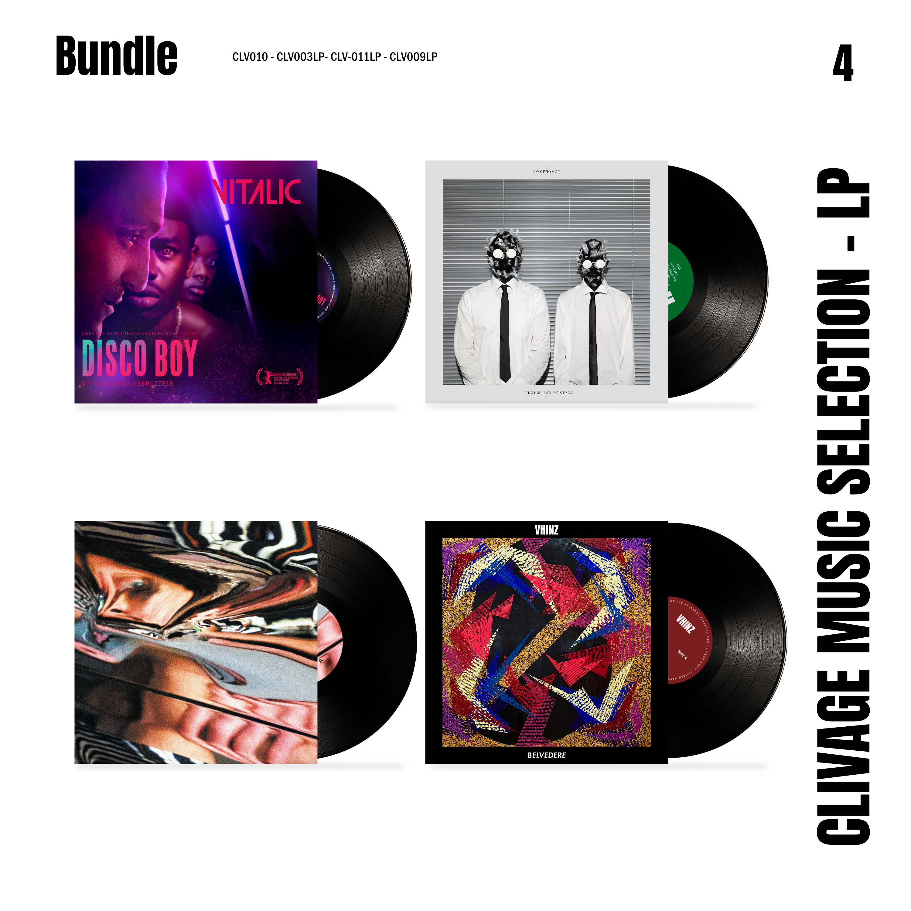 BUNDLE N°3 : CLIVAGE MUSIC SELECTION - LP