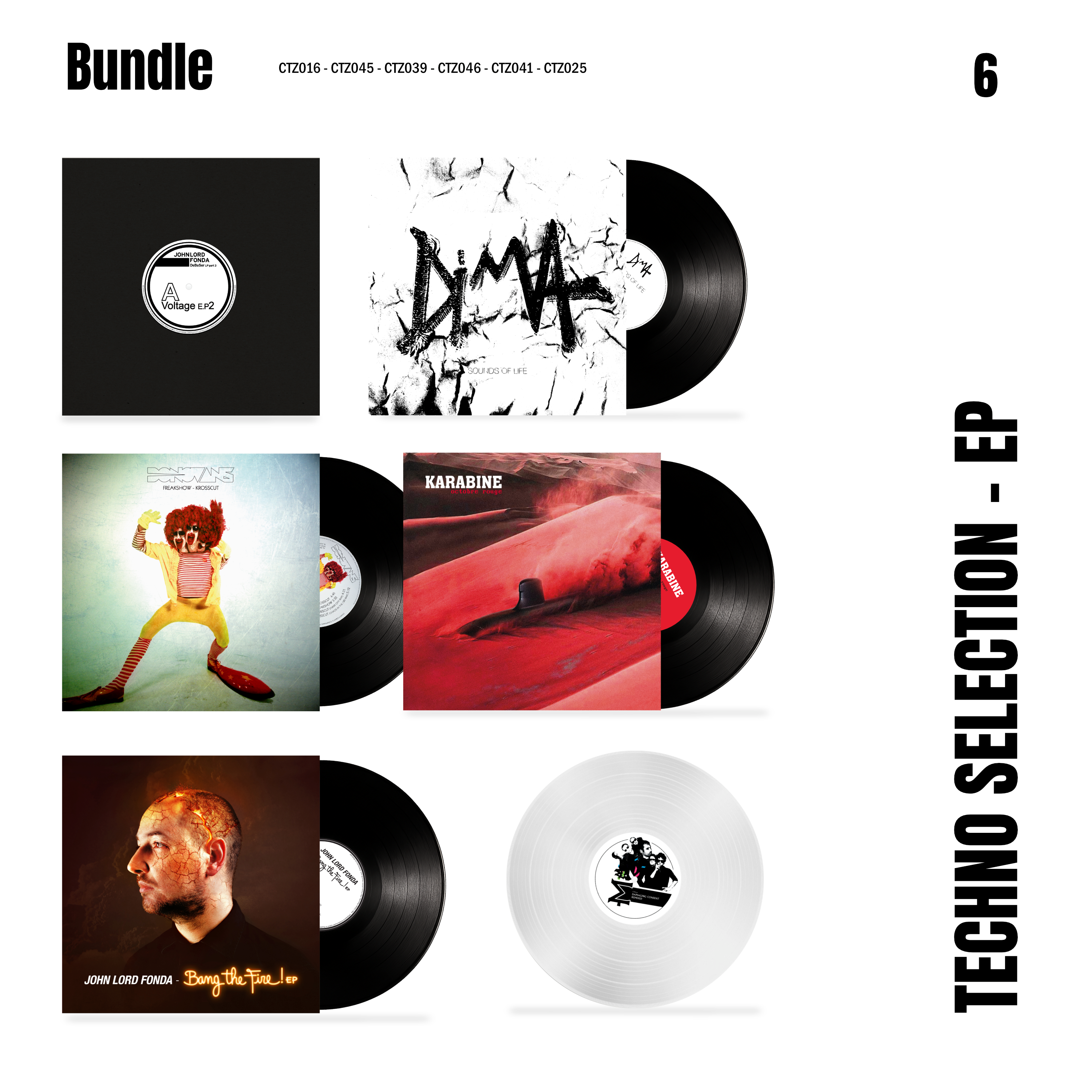 BUNDLE N°6 : TECHNO SELECTION - EP