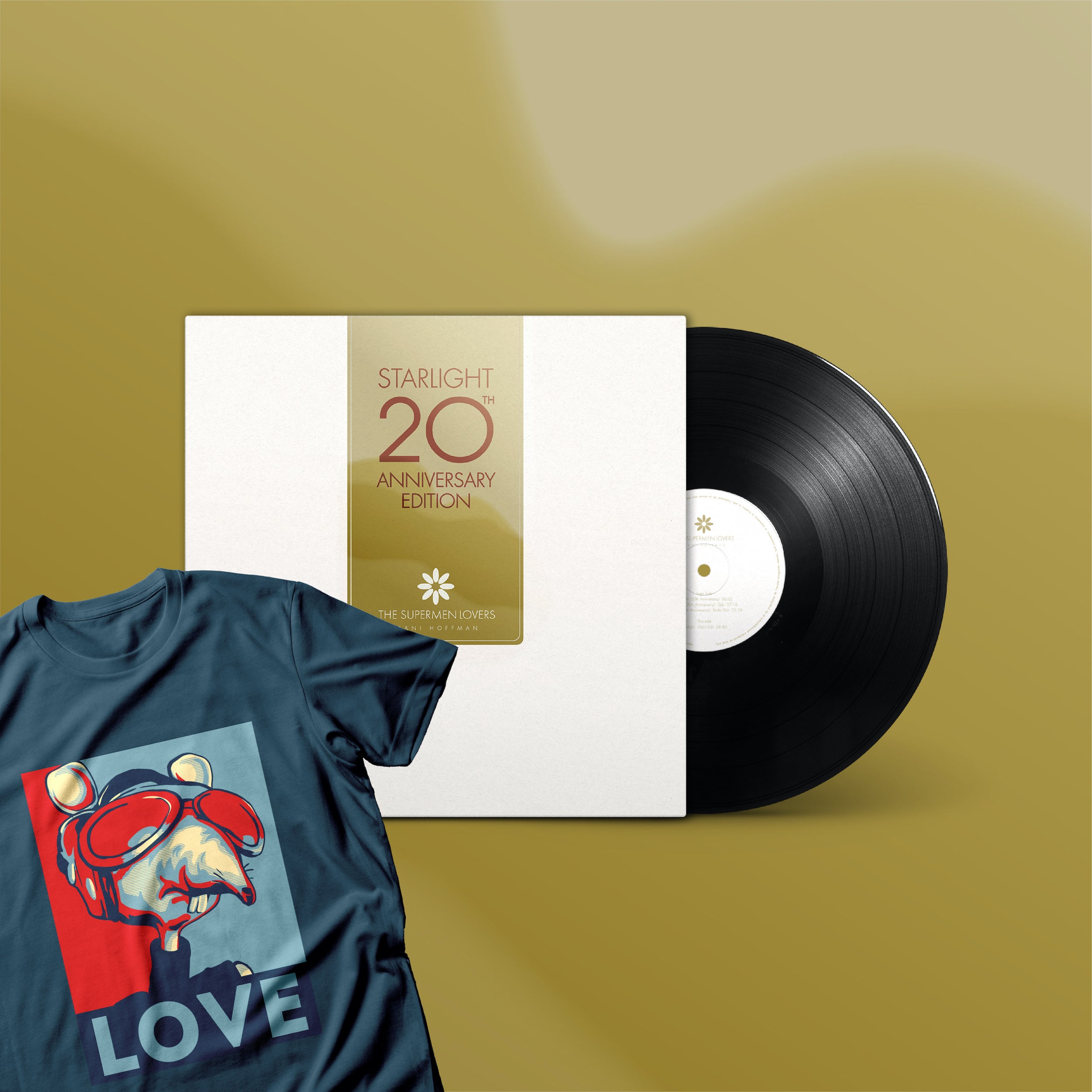 Pack Starlight Anniversary - Vinyle Noir + T-Shirt "Rat"