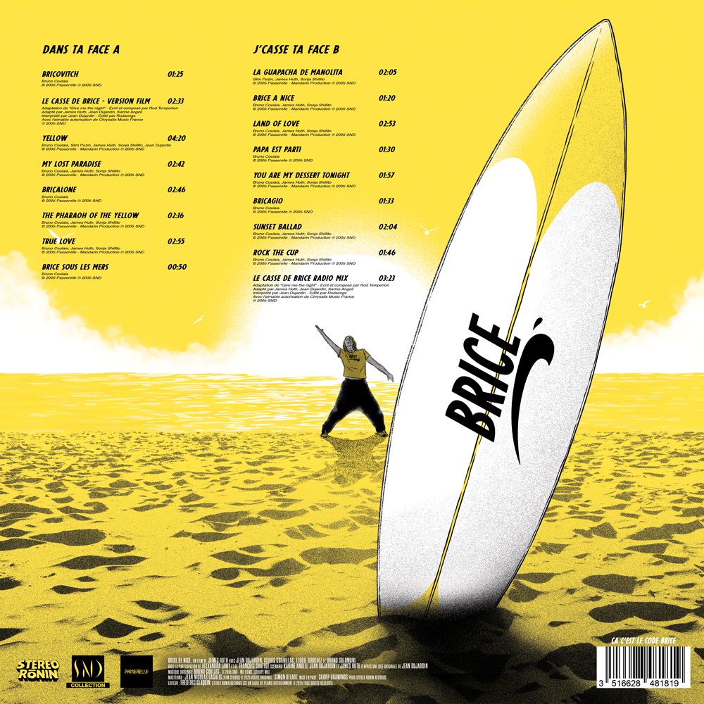 Brice de Nice, The Yellow Edition (Bande Originale)