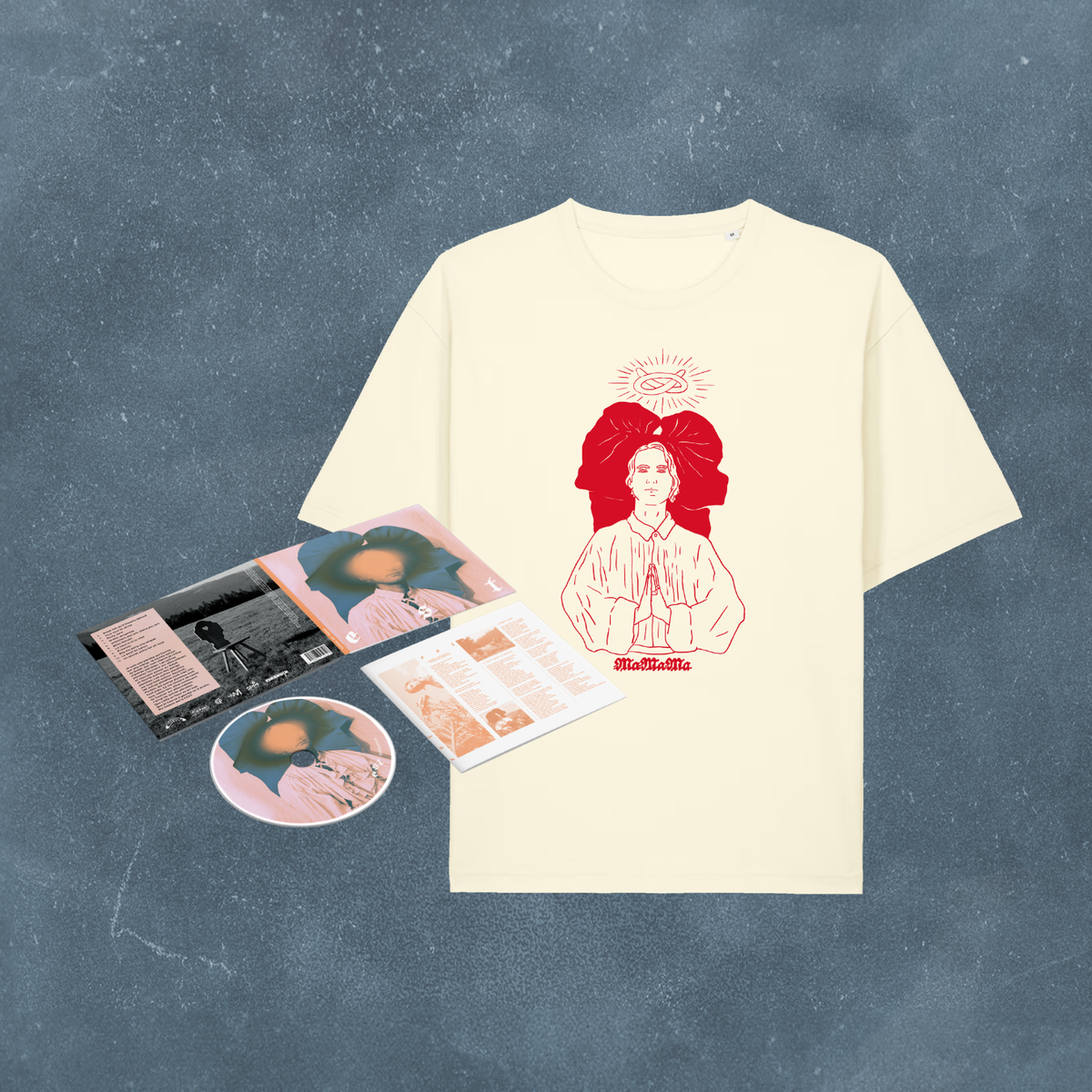 EST - CD + T-Shirt Holy MaMaMa (Cream / Red)