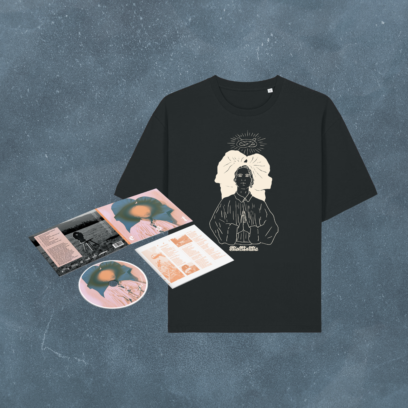 EST - CD + T-Shirt Holy MaMaMa (Black / Cream)