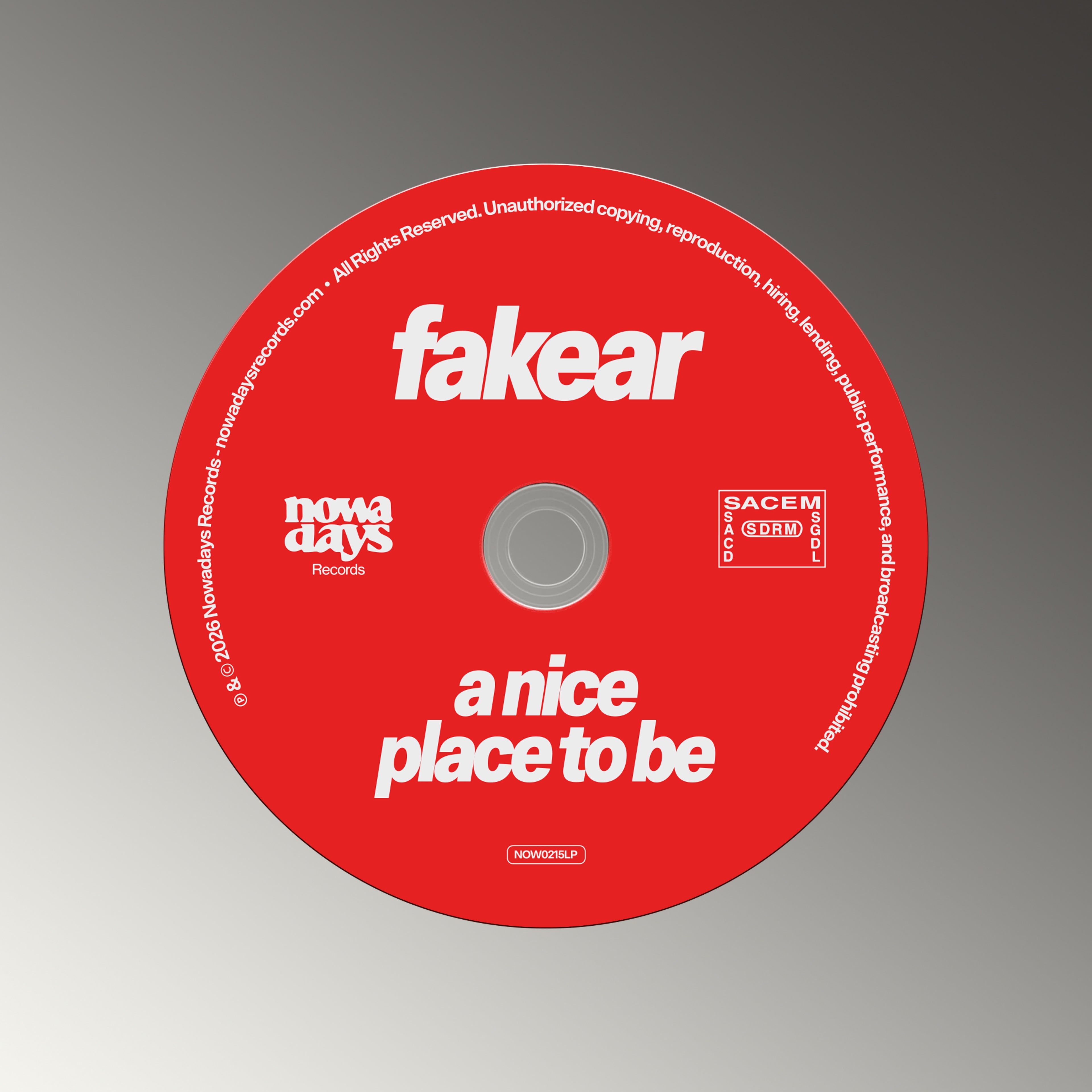 a nice place to be - CD