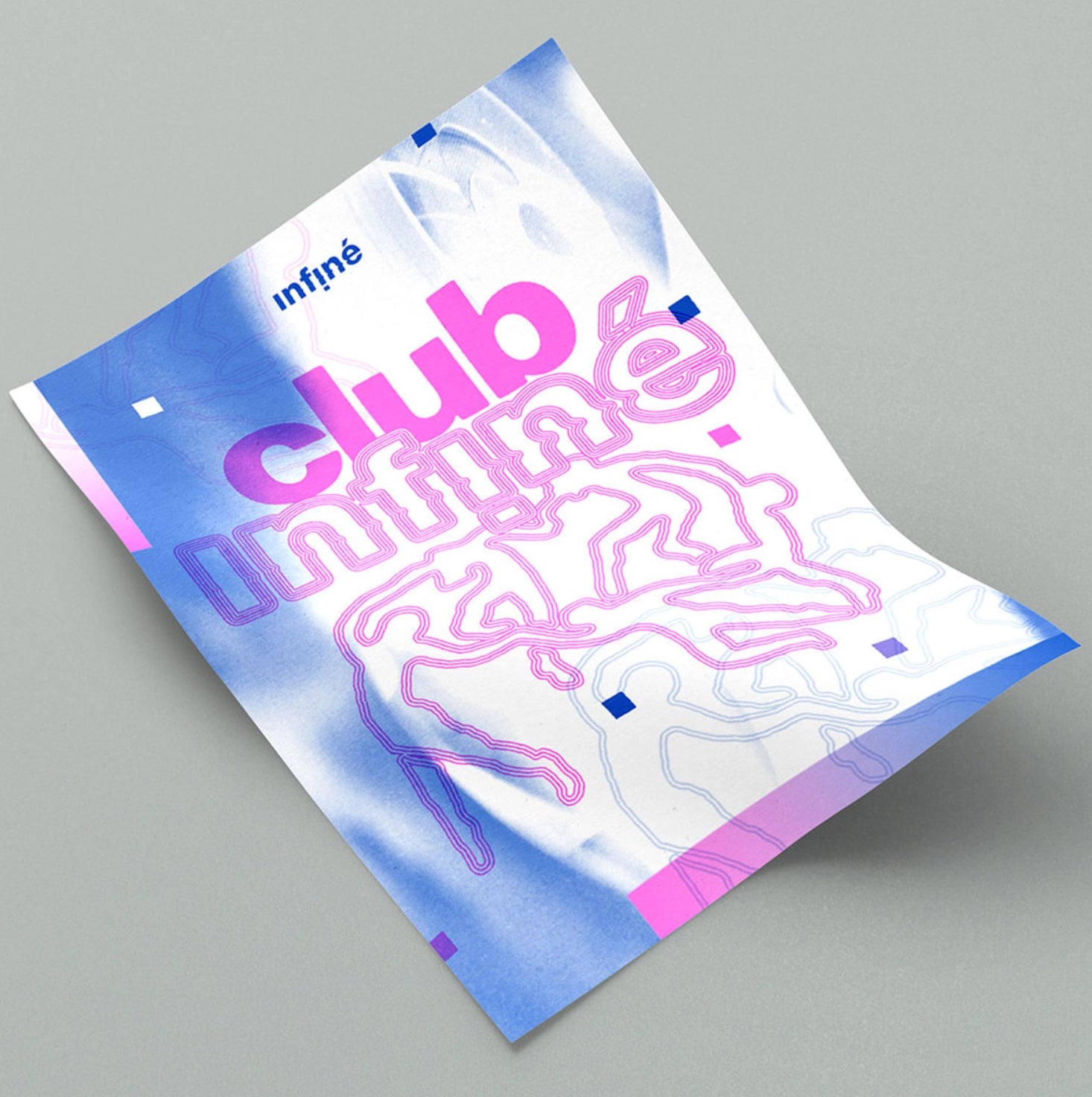 Club InFiné A3 Riso Poster Version A