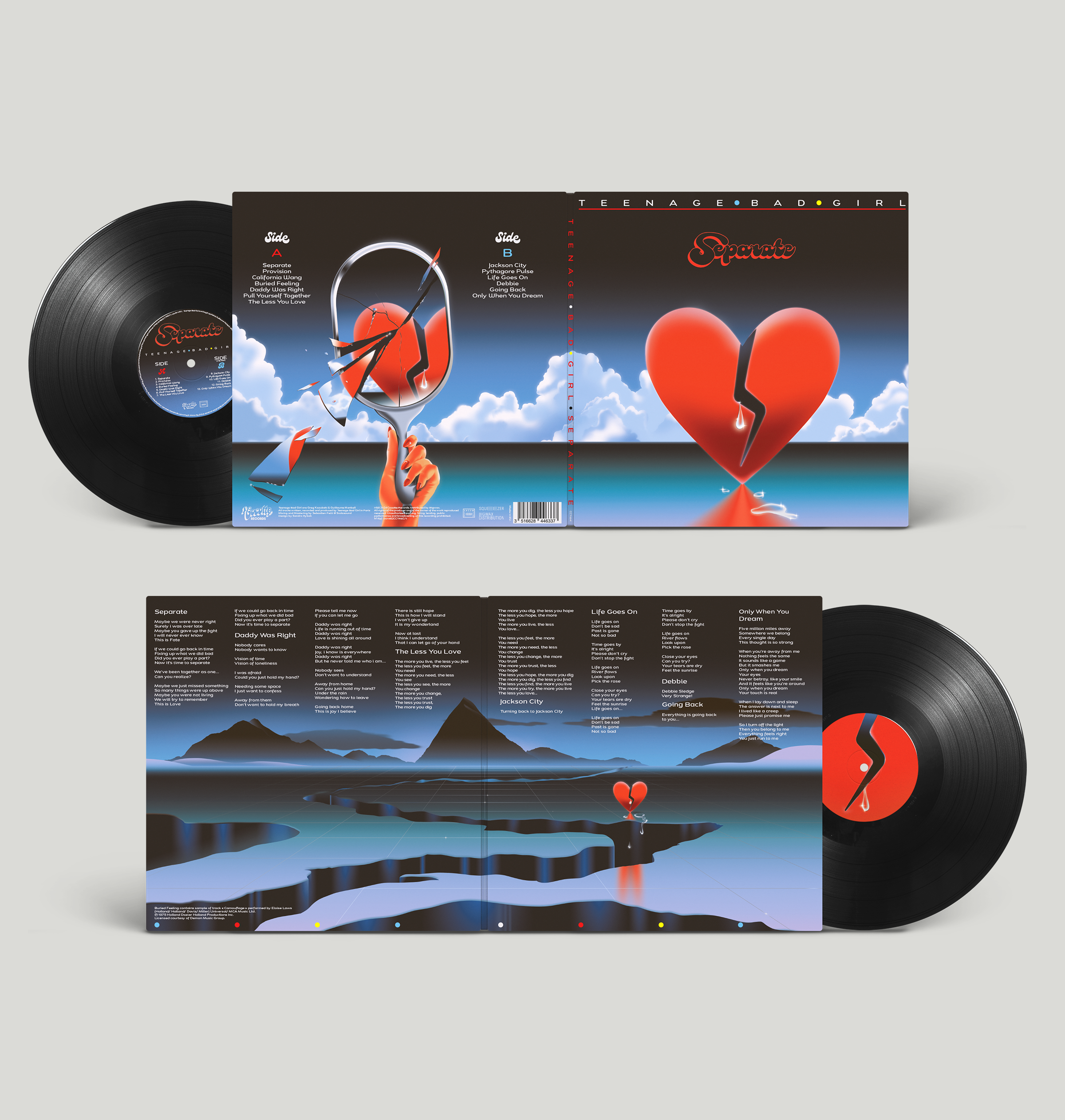 Pack Collector "Separate" - Limited Vinyl Edition" + T-Shirt Exclusif