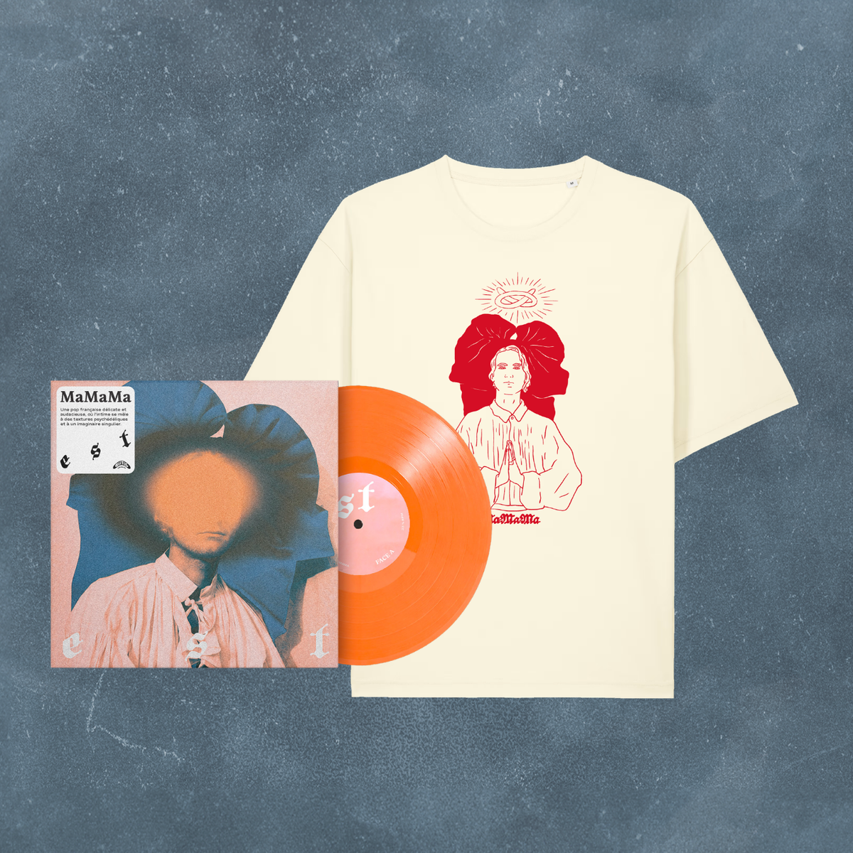 EST + T-Shirt Holy MaMaMa (Cream / Red)