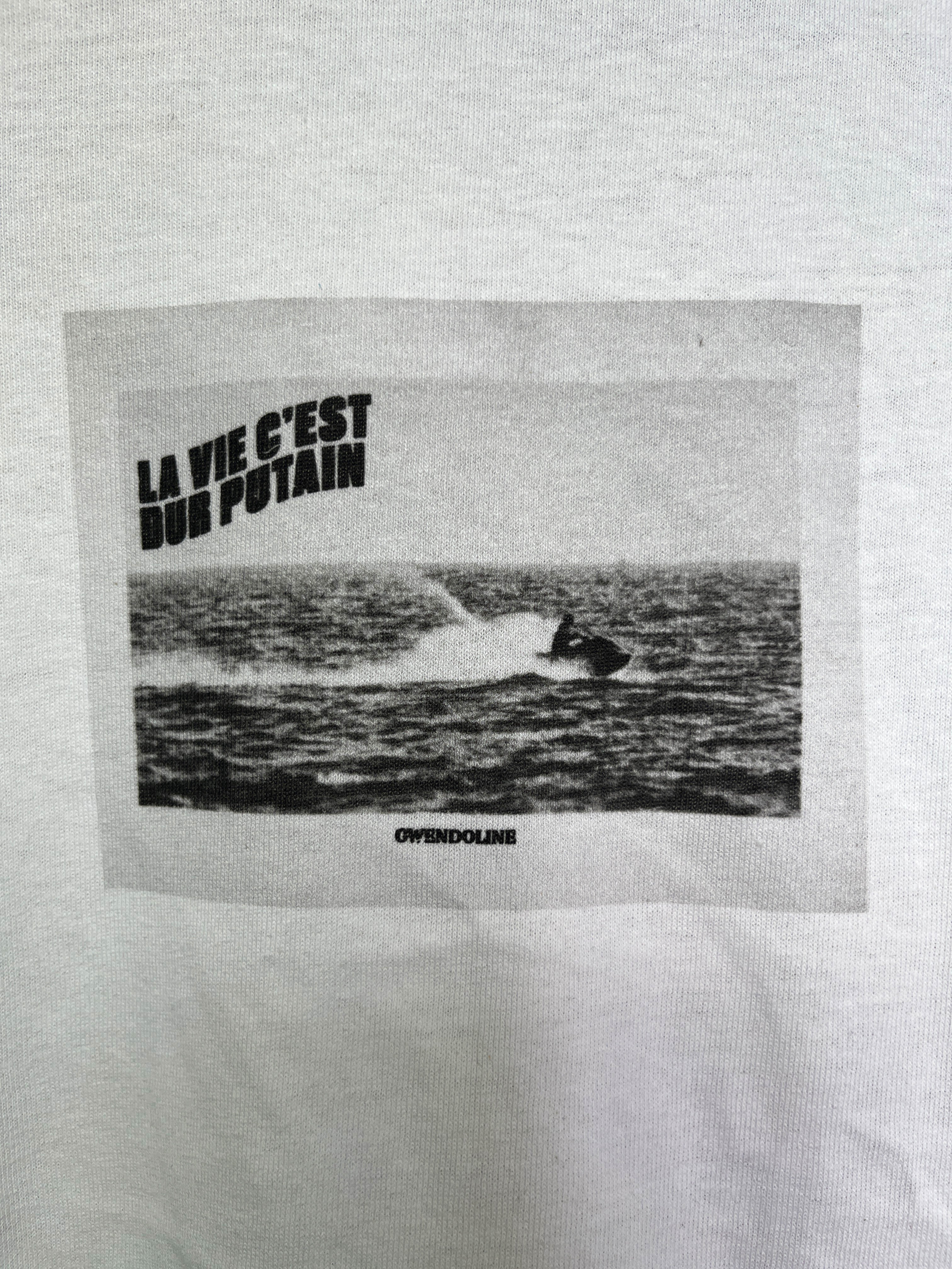 T-Shirt Blanc + 5 cartes postales Gwendoline
