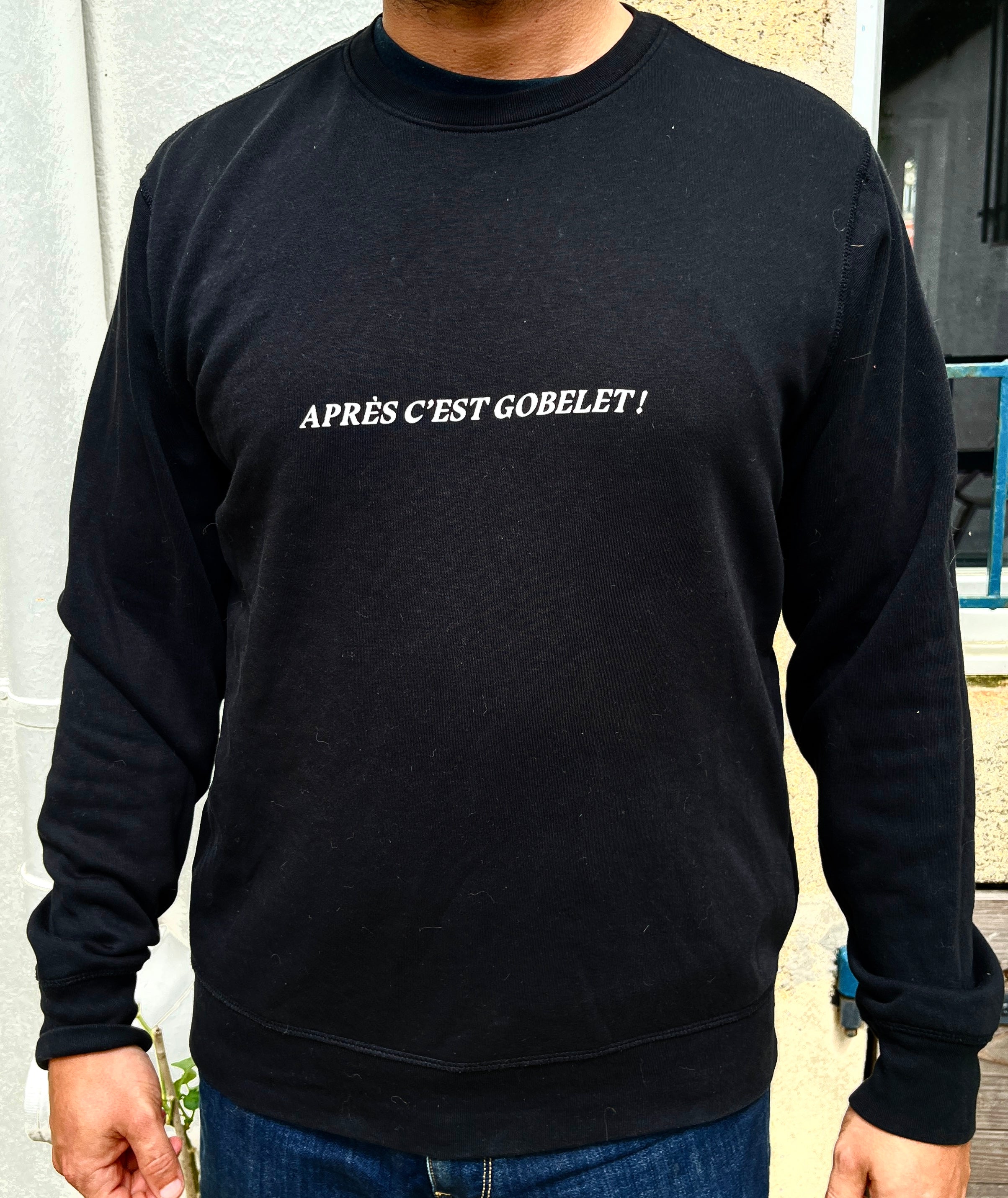 Sweat Gwendoline « Après c’est gobelet »