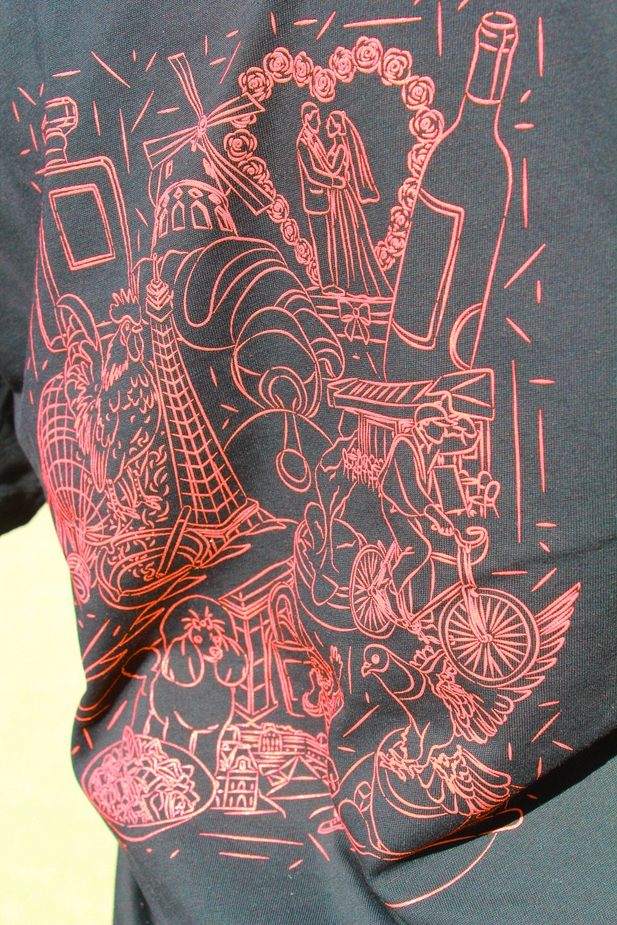 Melting Paris - T-Shirt Black