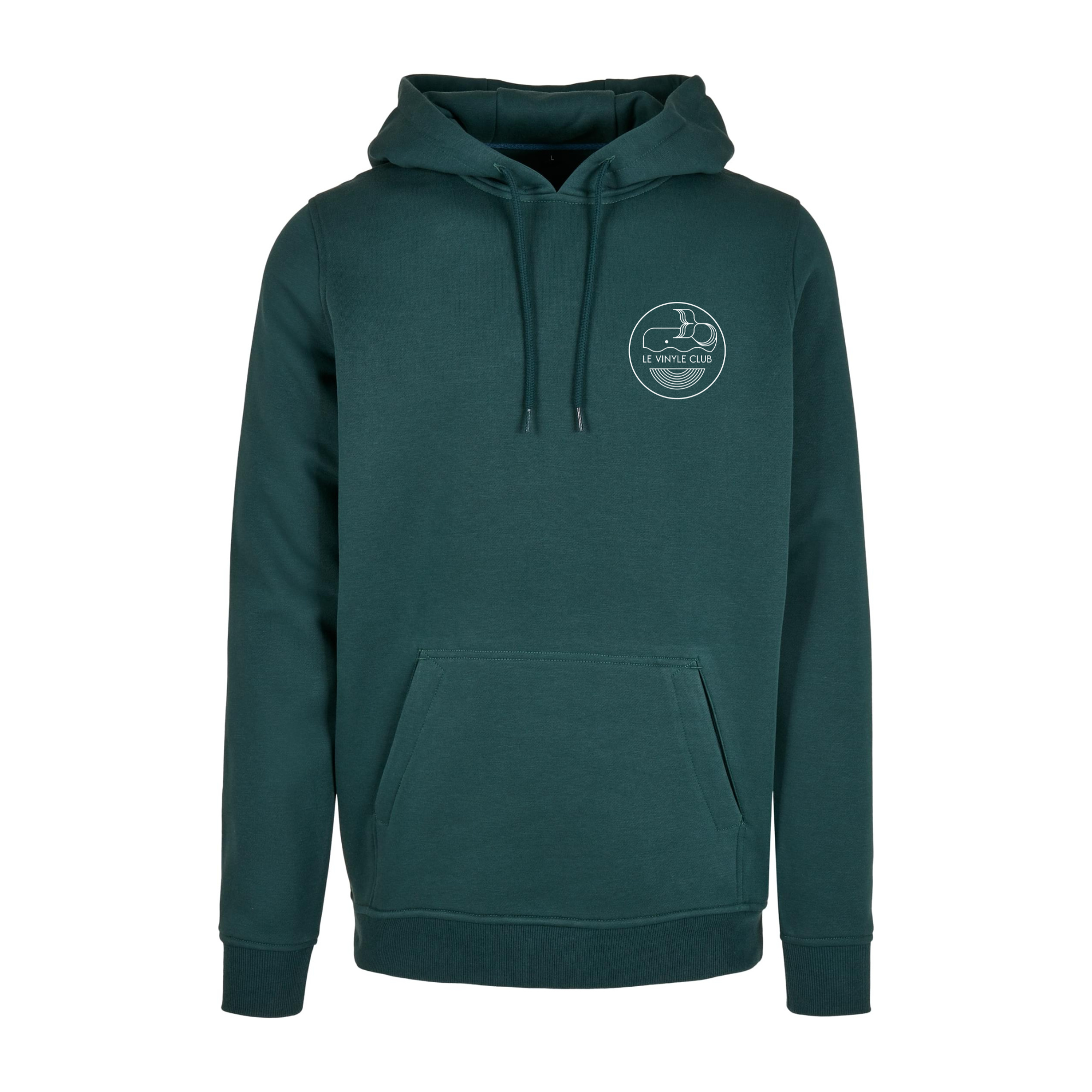 Hoodie Le Vinyle Club - Bottle Green