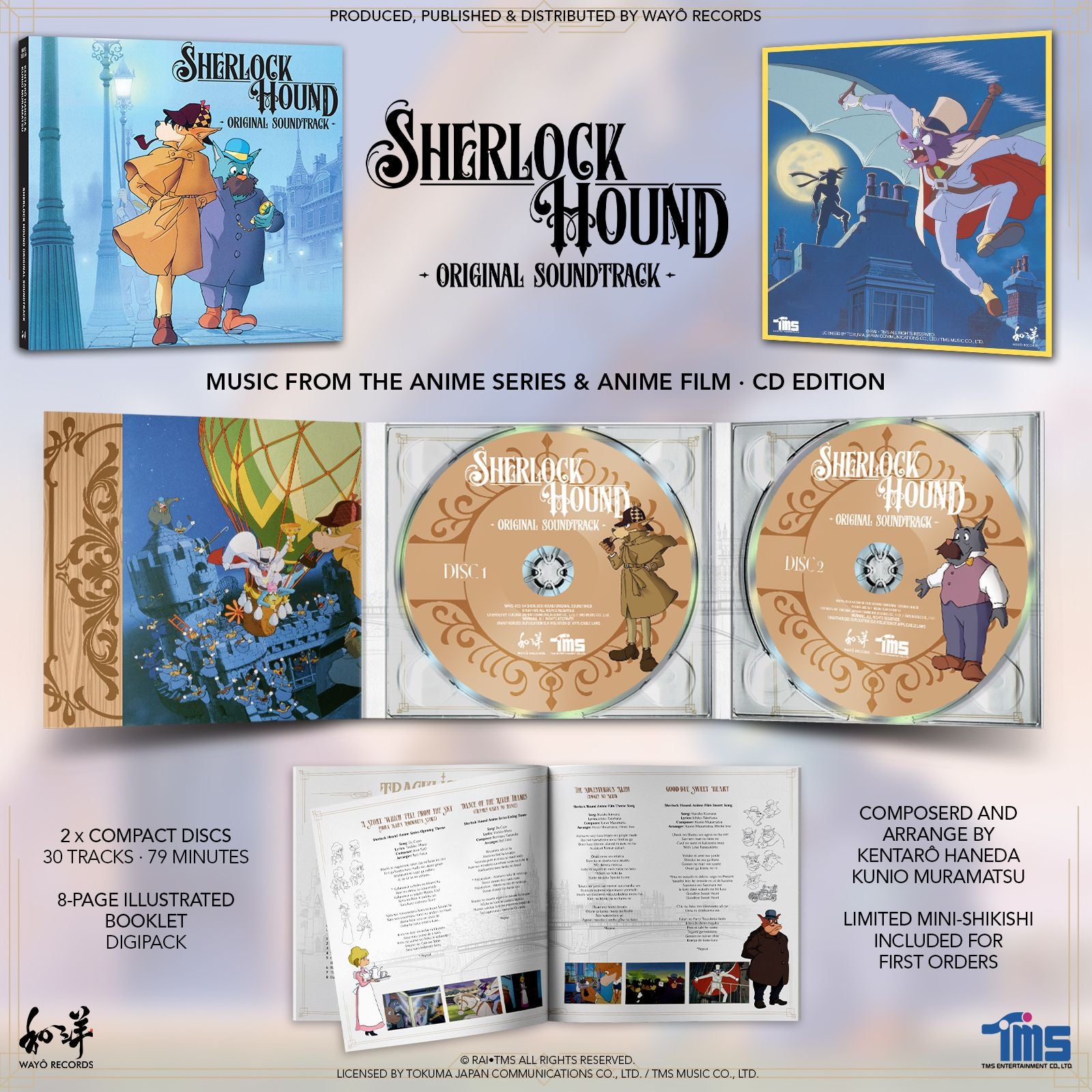 Sherlock Hound - Original Soundtrack - CD