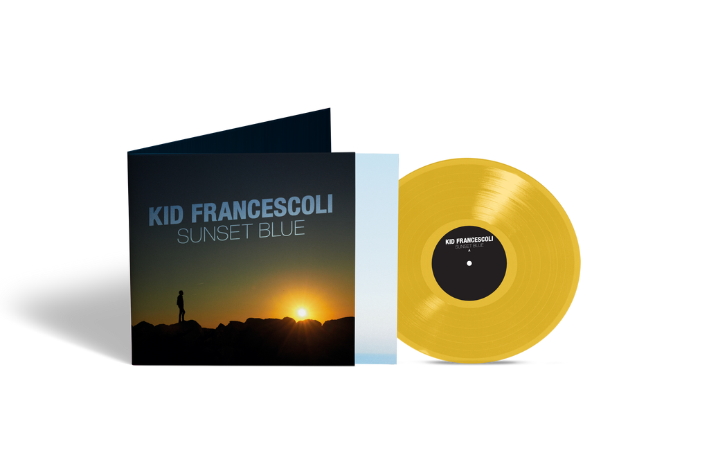 Sunset Blue - Limited edition (hand signed postcard by Kid Francescoli)
