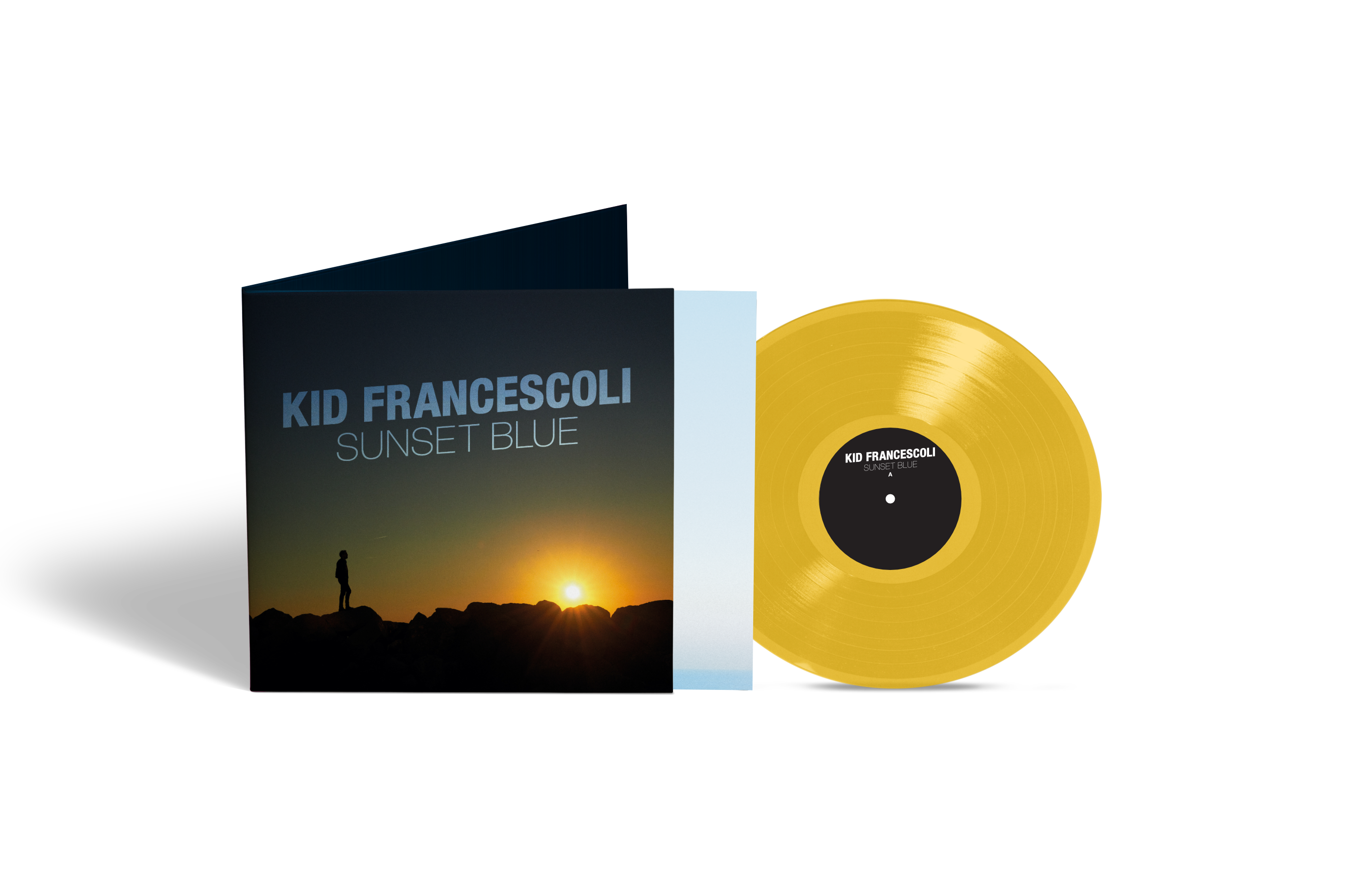 Sunset Blue - Limited edition (hand signed postcard by Kid Francescoli)