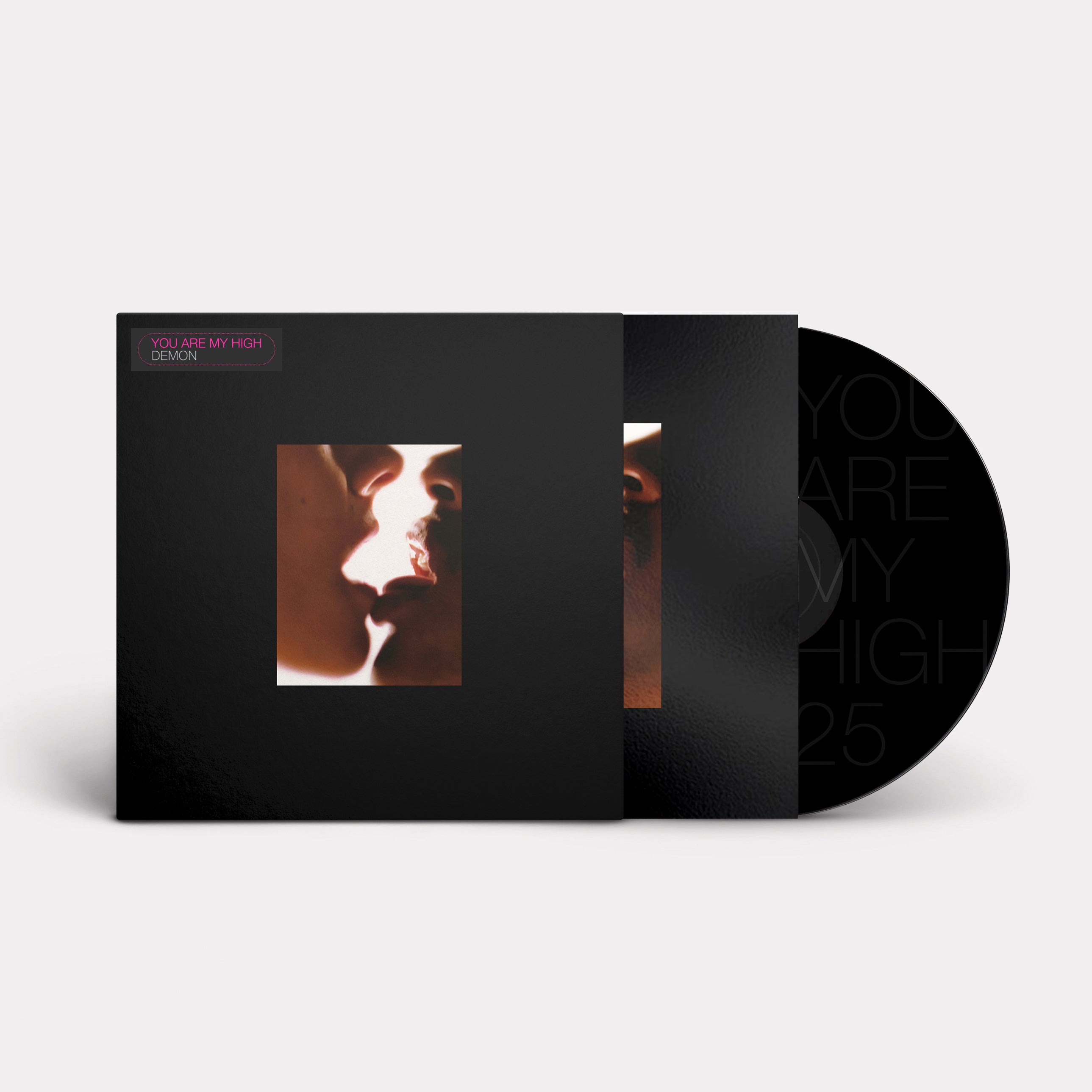 Pack 'You Are My High' - Vinyle Noir + T-Shirt Baiser (N&B)