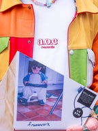 Bundle : T-Shirt AOC Records ROUGE + Vinyle "Bellaire - Framework"
