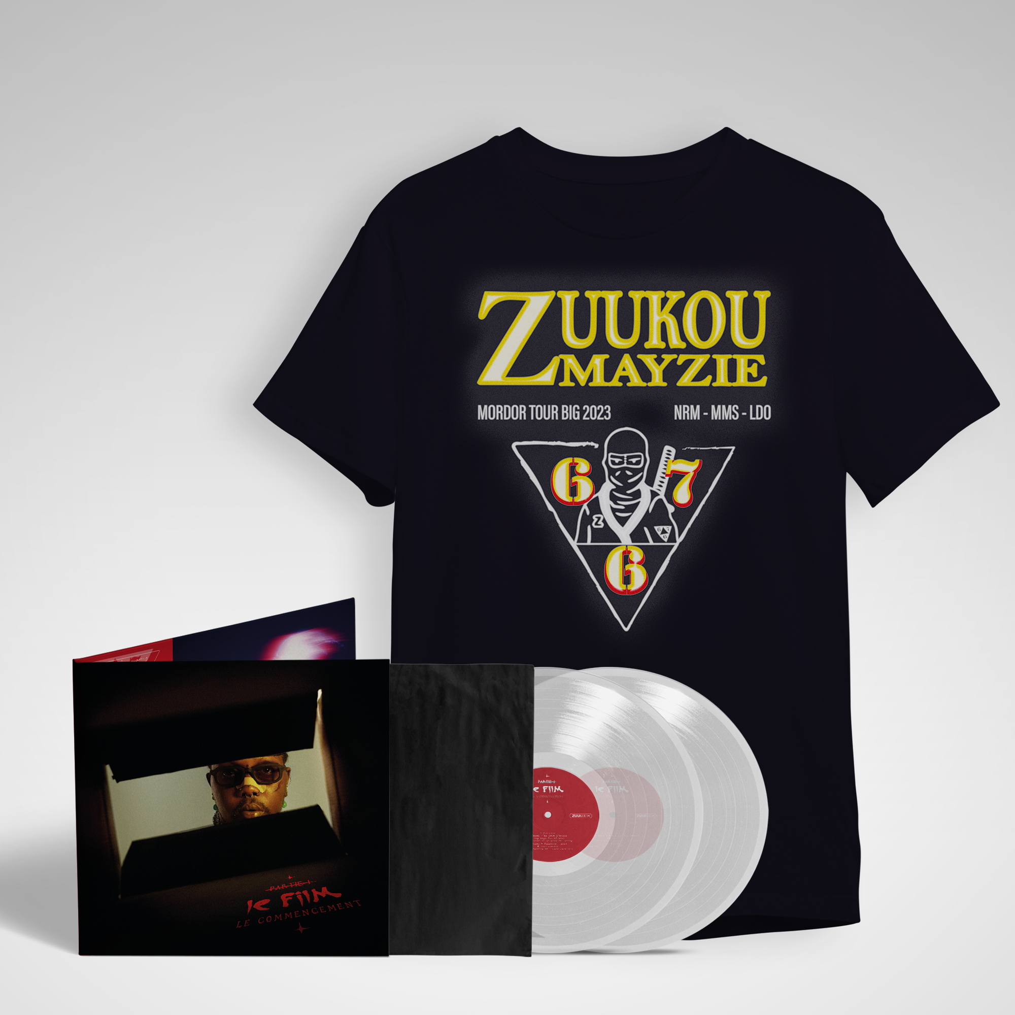Pack Vinyle Le film : Le commencement + T-Shirt Mordor Tour