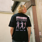 Inside Records - T-Shirt Noir & Rose