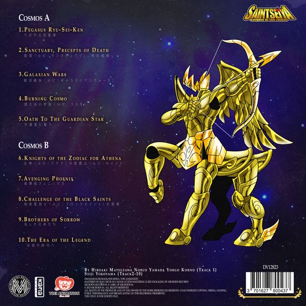 Saint Seiya - Music Collection Volume 1