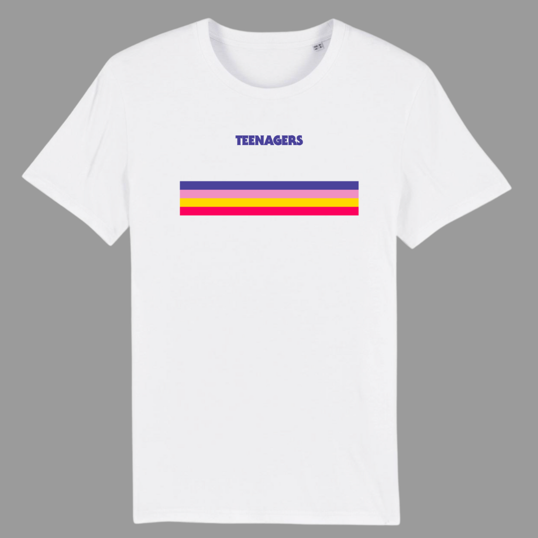 T-shirt Blanc "TEENAGERS"