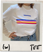 T-shirt Blanc "TEENAGERS"