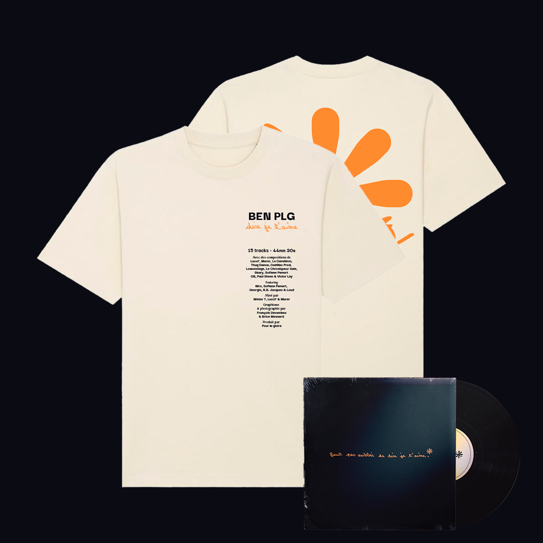 Vinyle (inclus "Guerres des pissenlits) + T-Shirt « DIRE JE T’AIME »