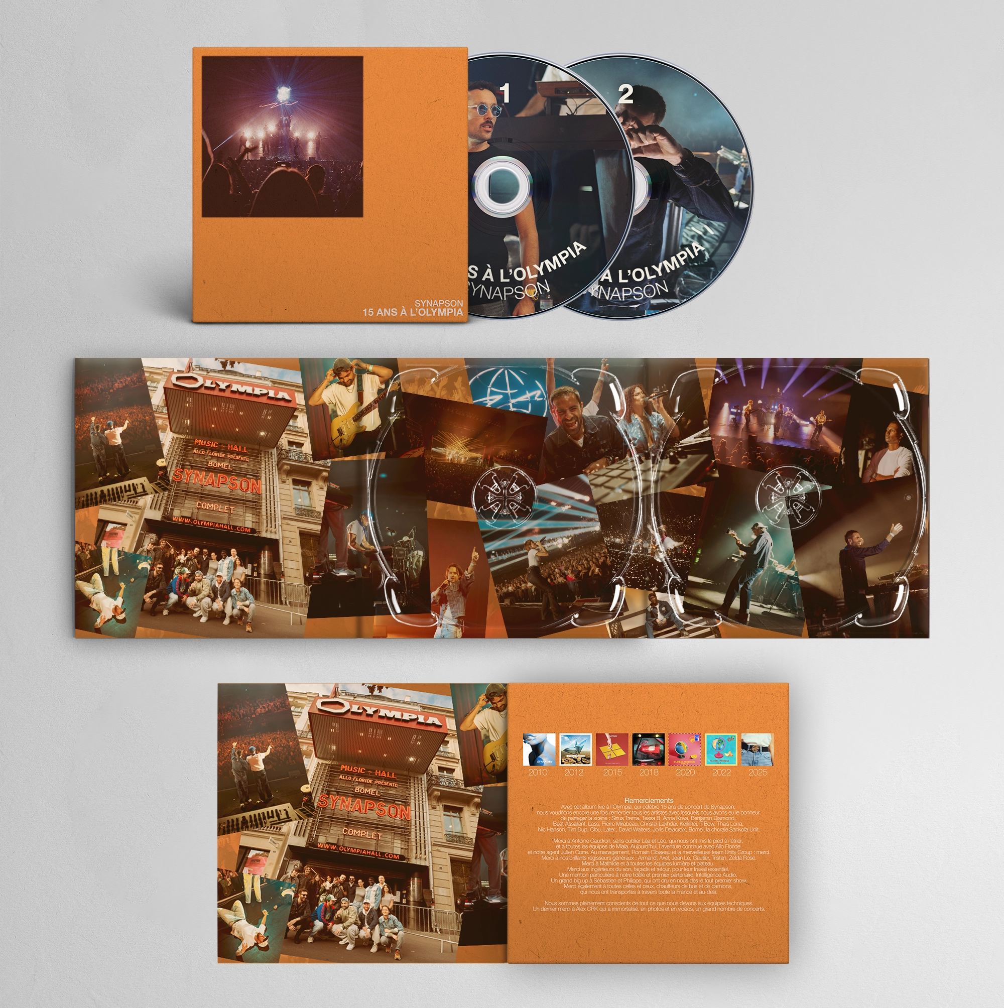 15 ans à L'Olympia - CD