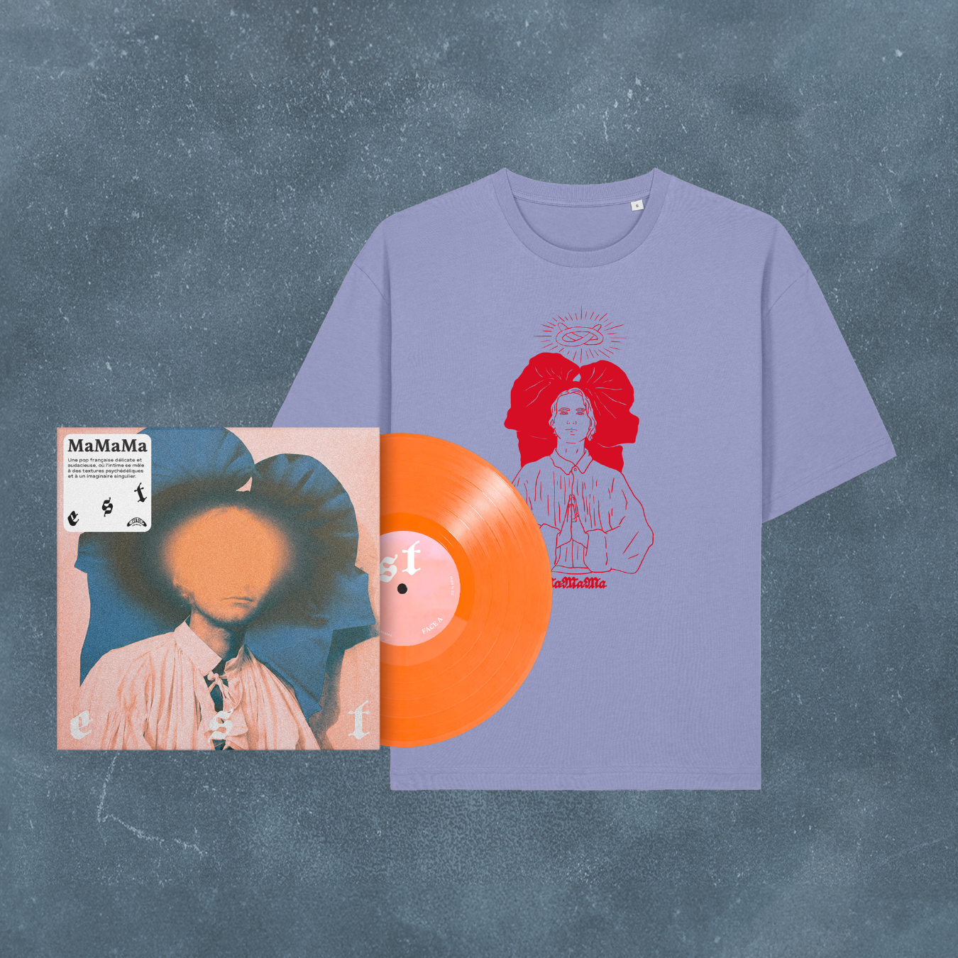EST + T-Shirt Holy MaMaMa (Purple / Red)