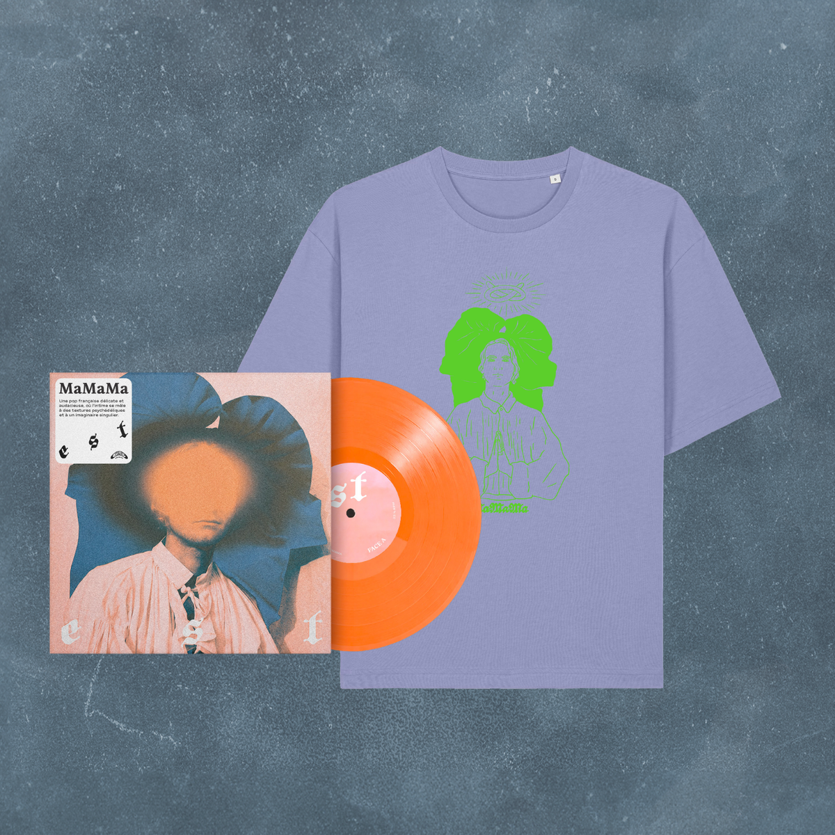 EST + T-Shirt Holy MaMaMa (Purple / Green)