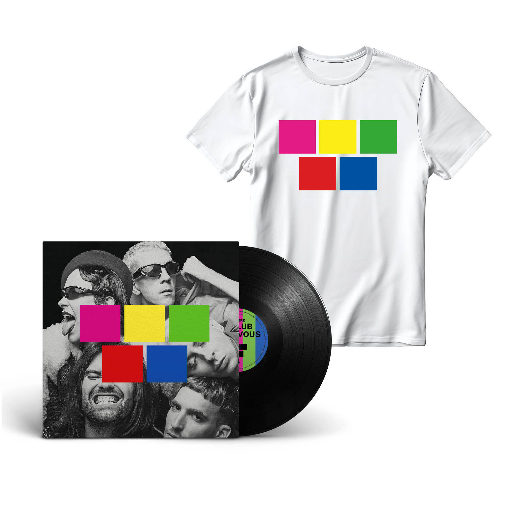 PACK Vinyle + T-Shirt Blanc "Le Club C'est Vous"