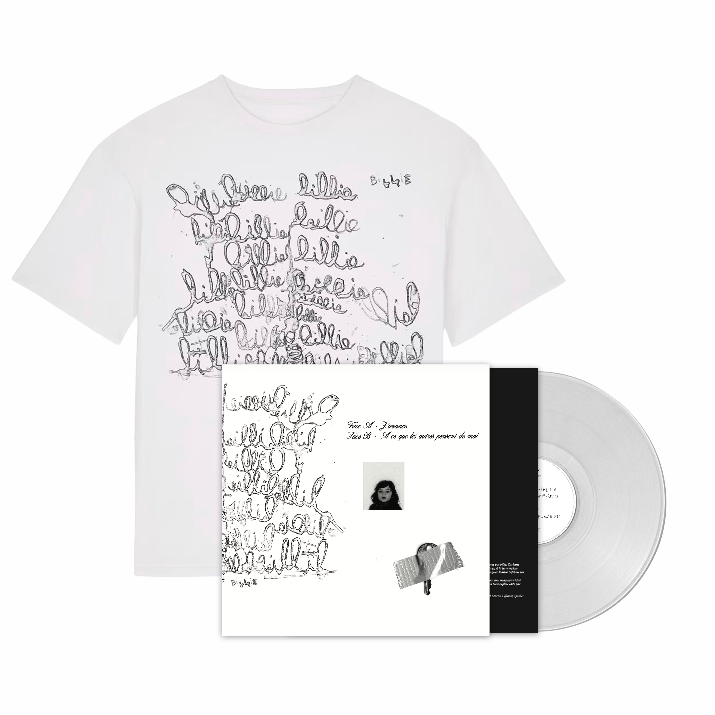T-Shirt + LP J'avance / À ce que les autres pensent de moi
