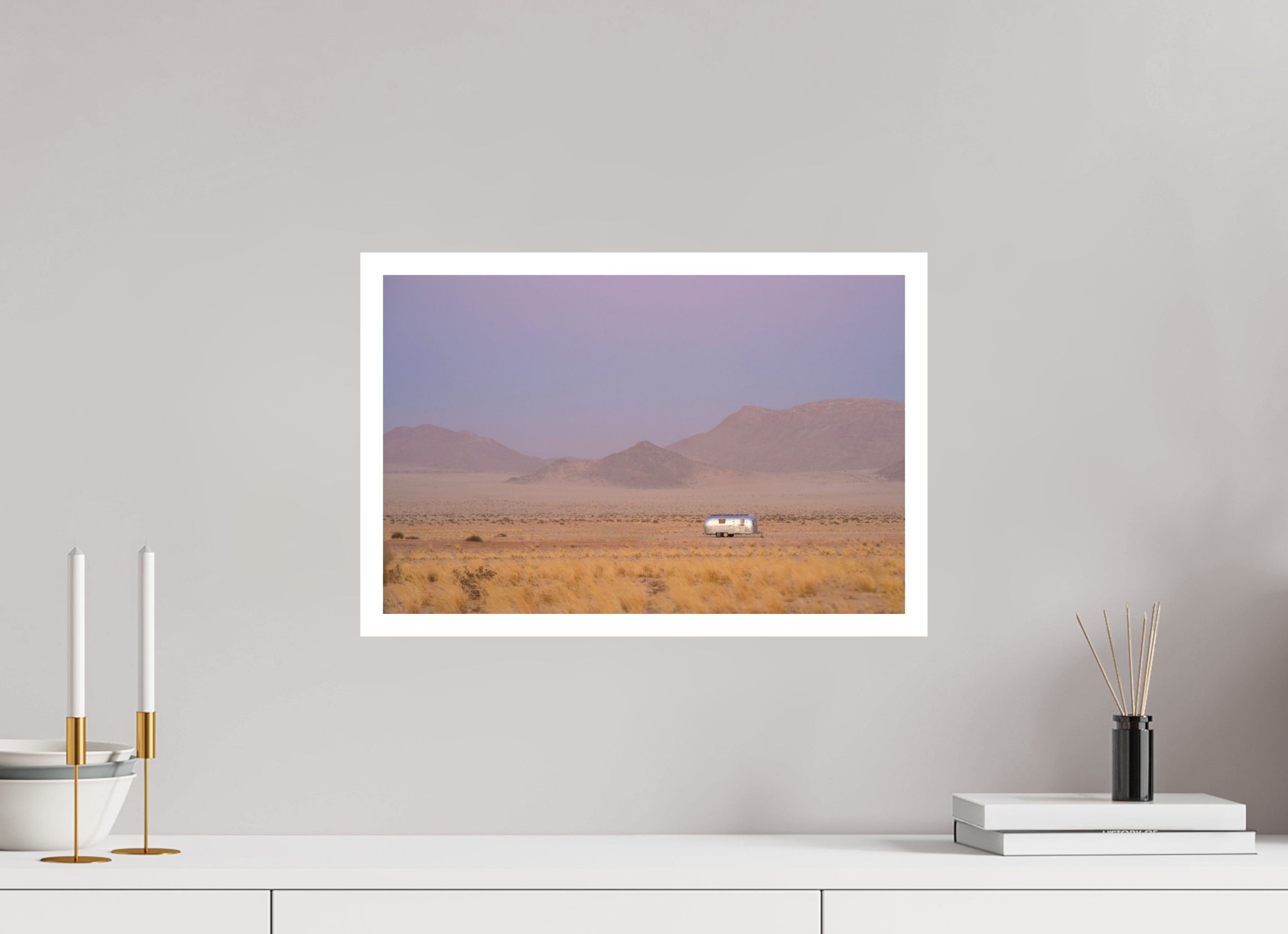 46,2 x 30 cm, Intuitive Impression Fine Art Thylacine Photo caravane