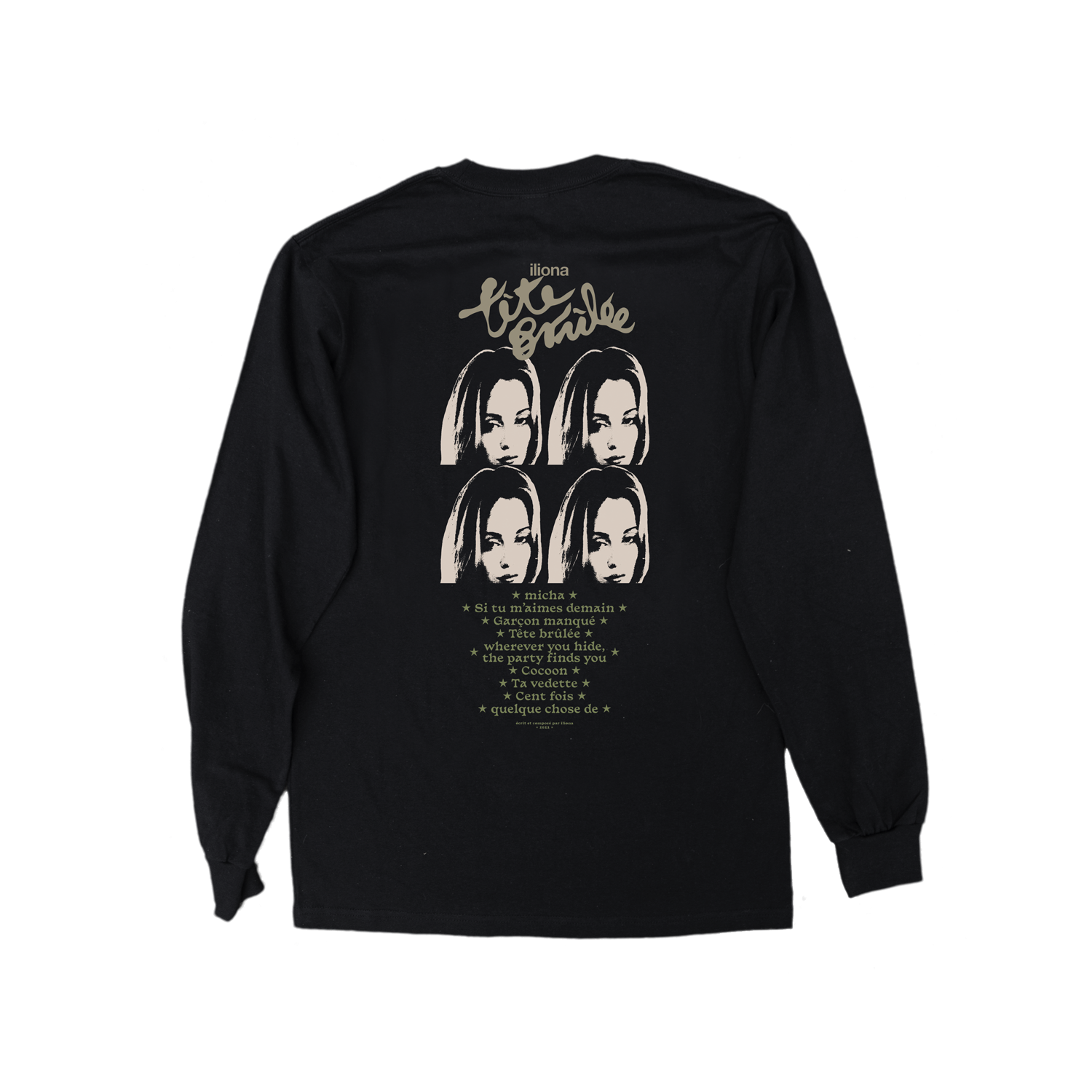 T-SHIRT MANCHES LONGUES - TÊTE BRÛLÉE