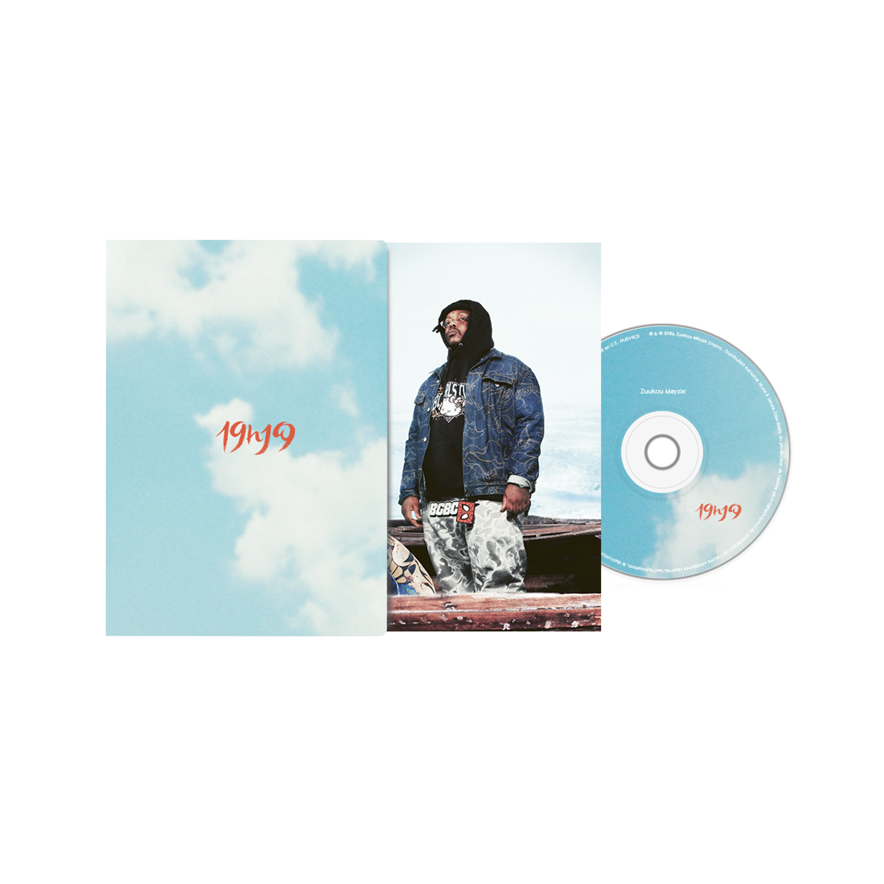 Zipped hoodie + CD 19h19